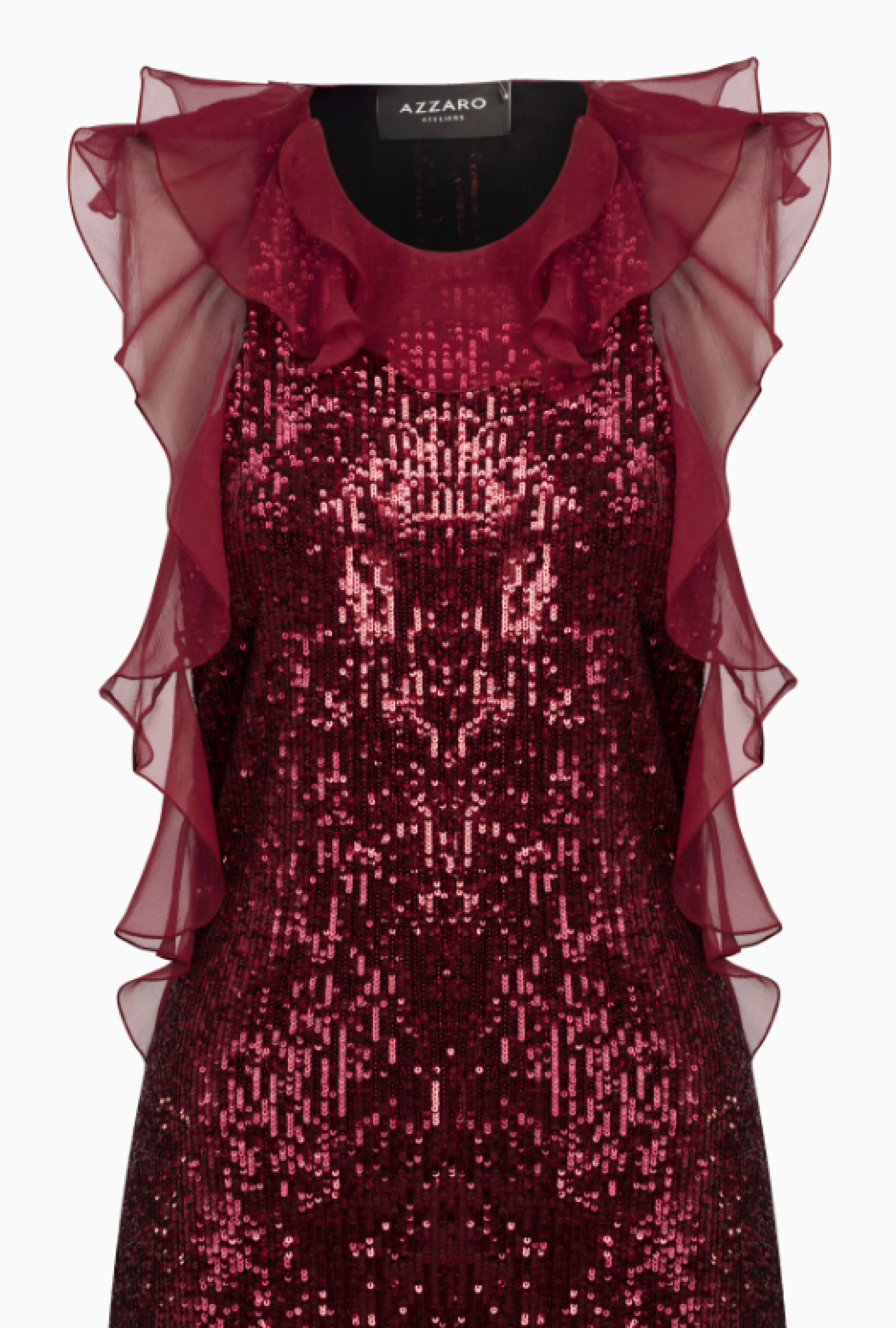 Robe Azzaro Tina Bordeaux