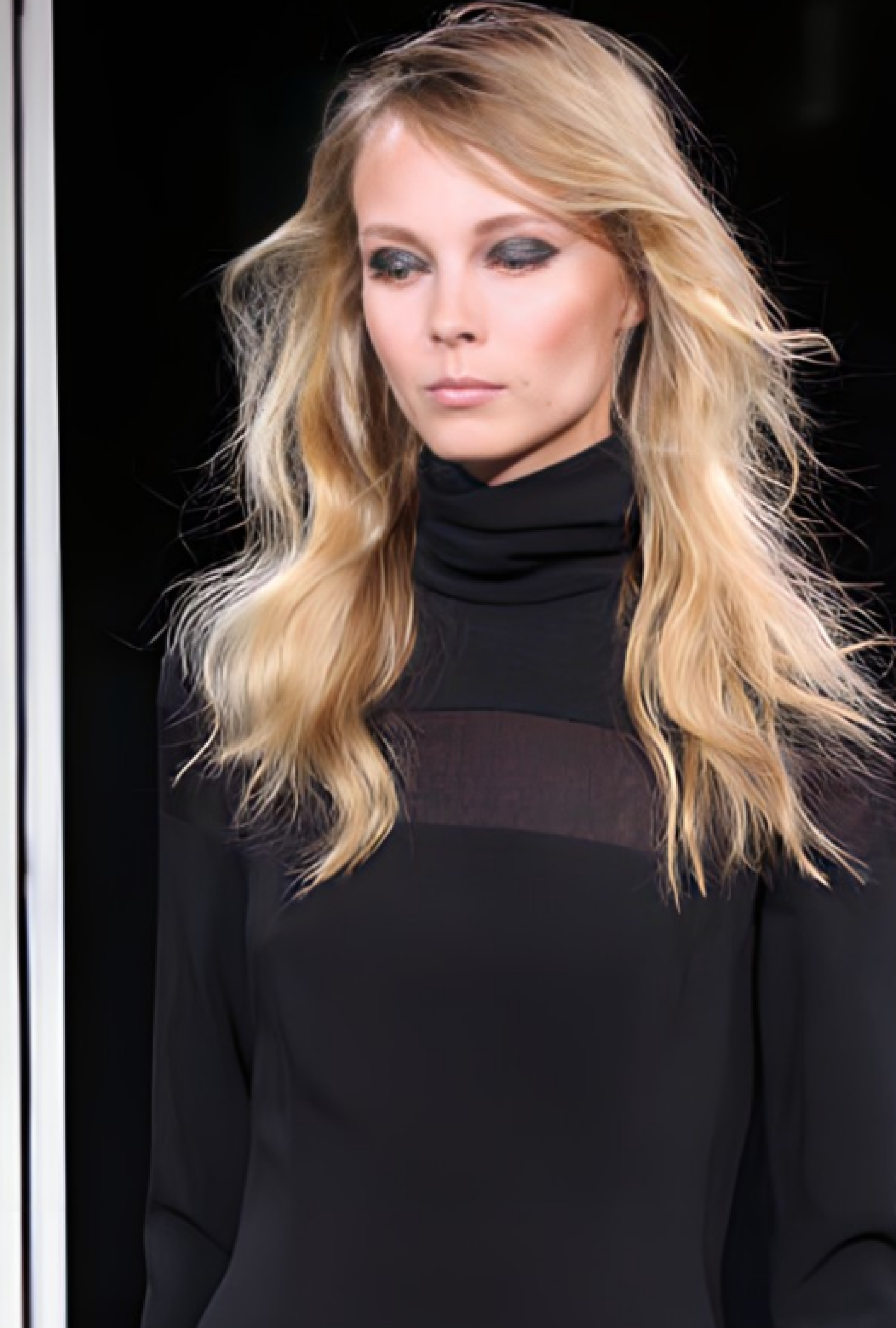 Robe Azzaro Col Roulé Noire