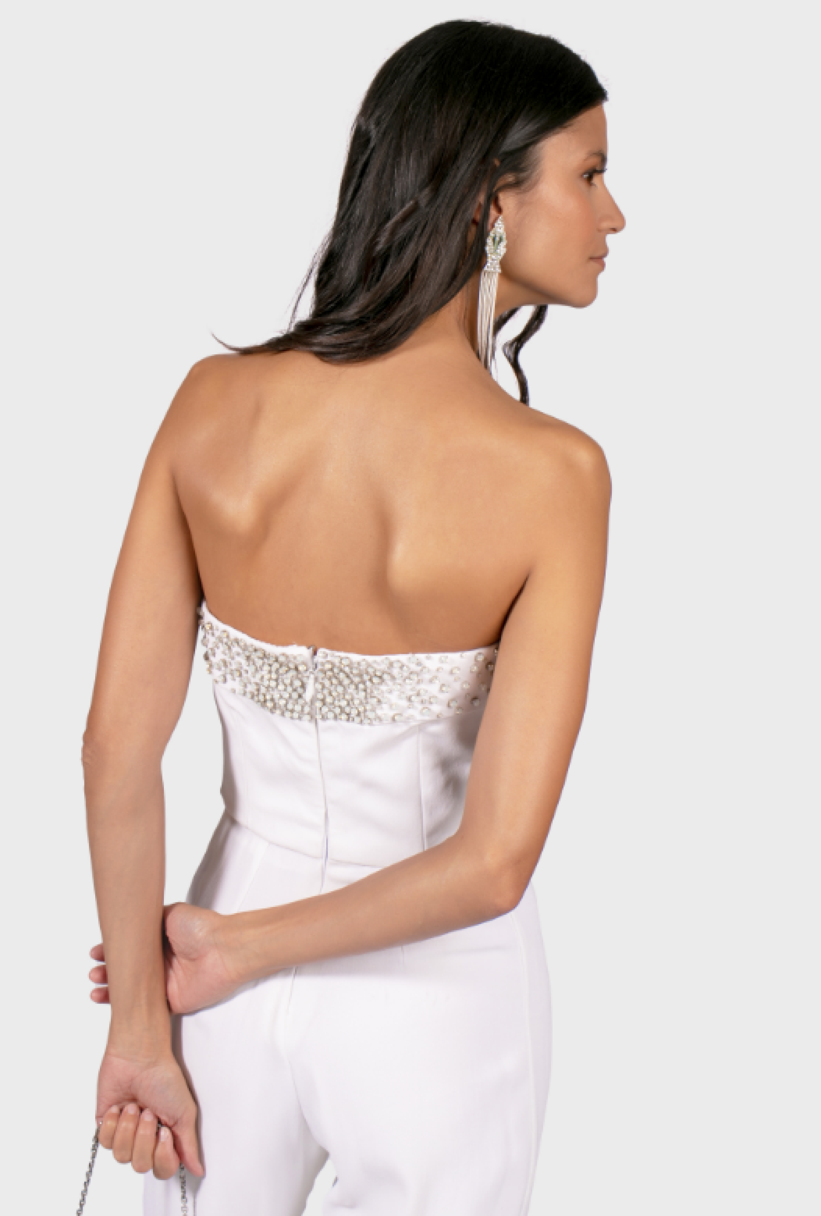 Combinaison Azzaro White Draped