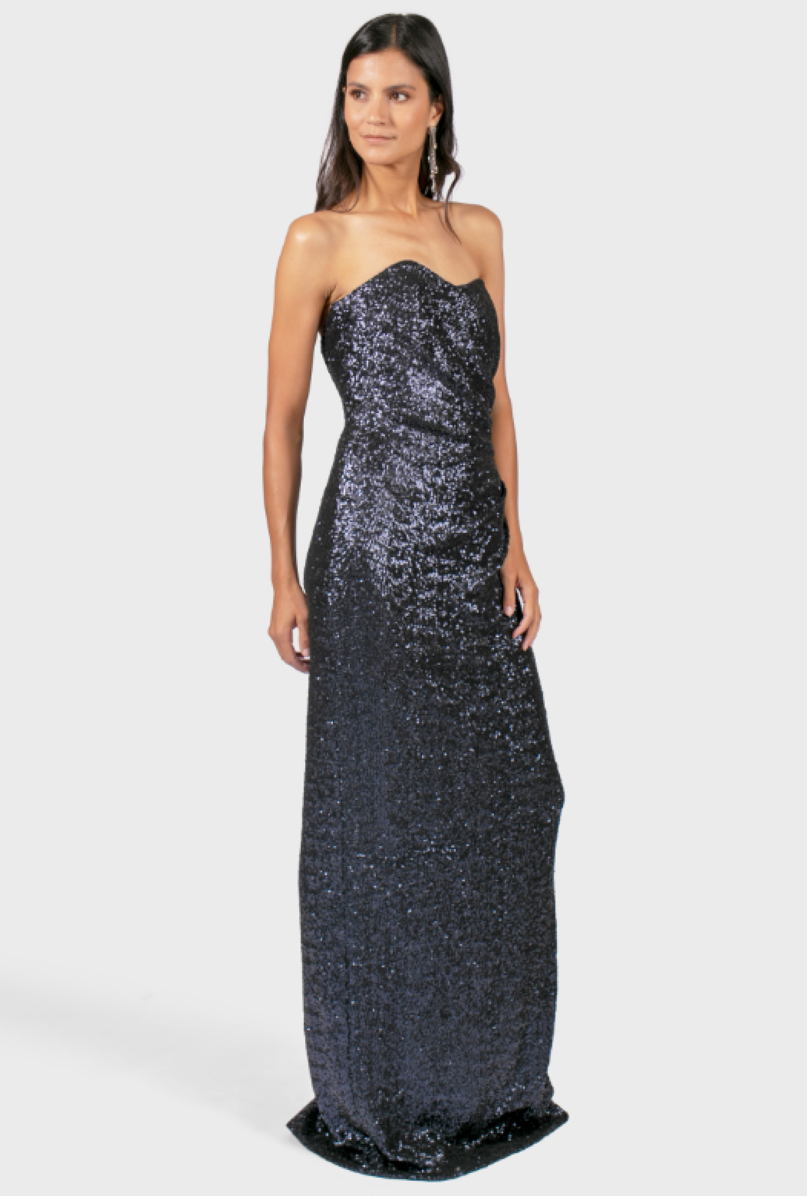 Robe Azzaro Grise Sequin