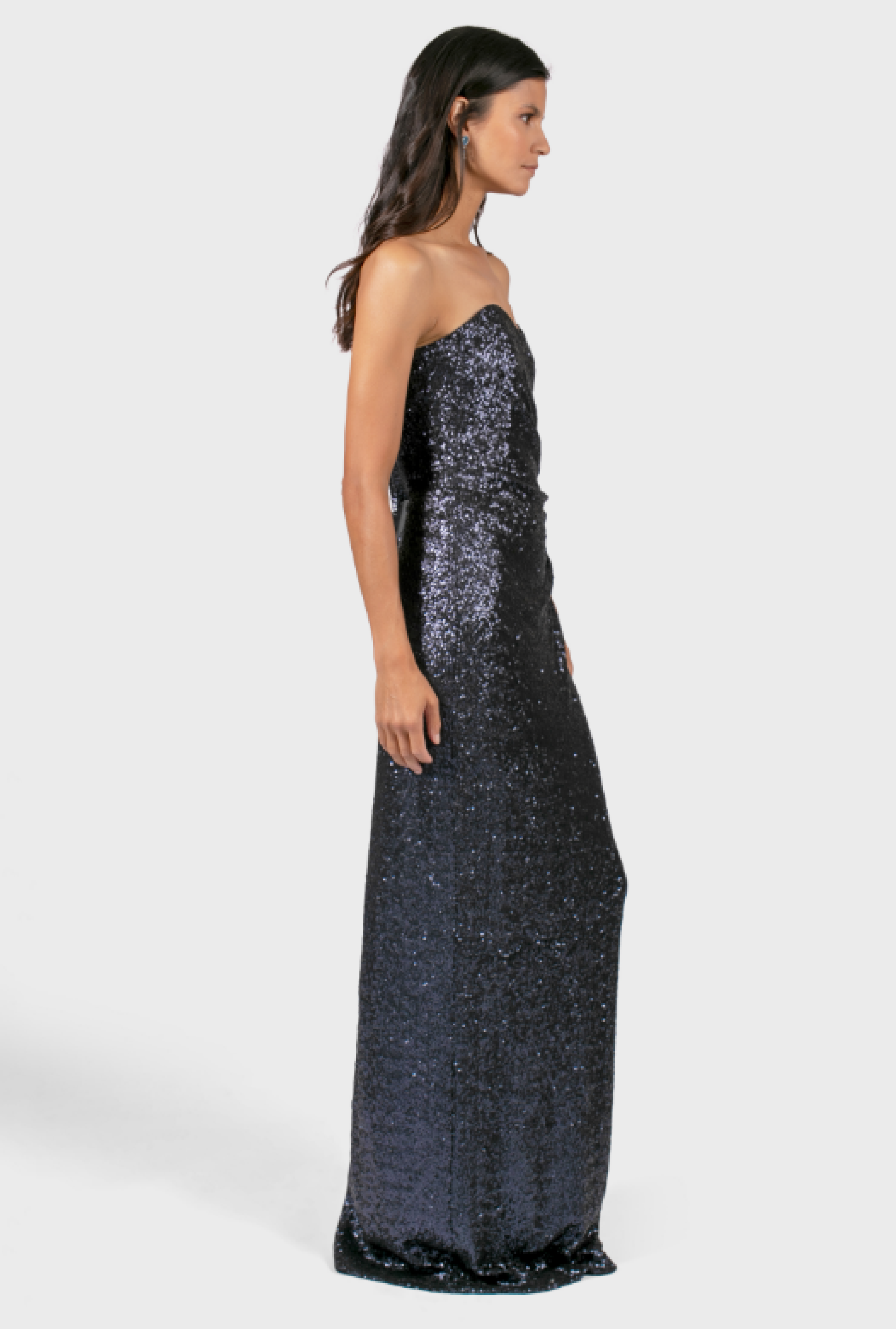Robe Azzaro Grise Sequin