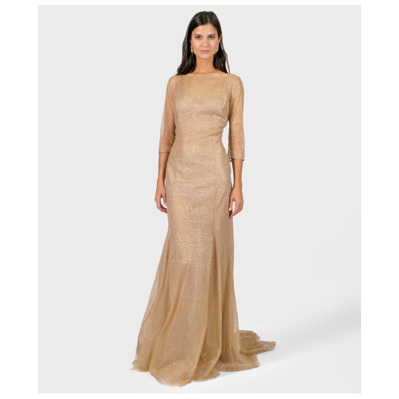 Robe Azzaro Nude et Doré