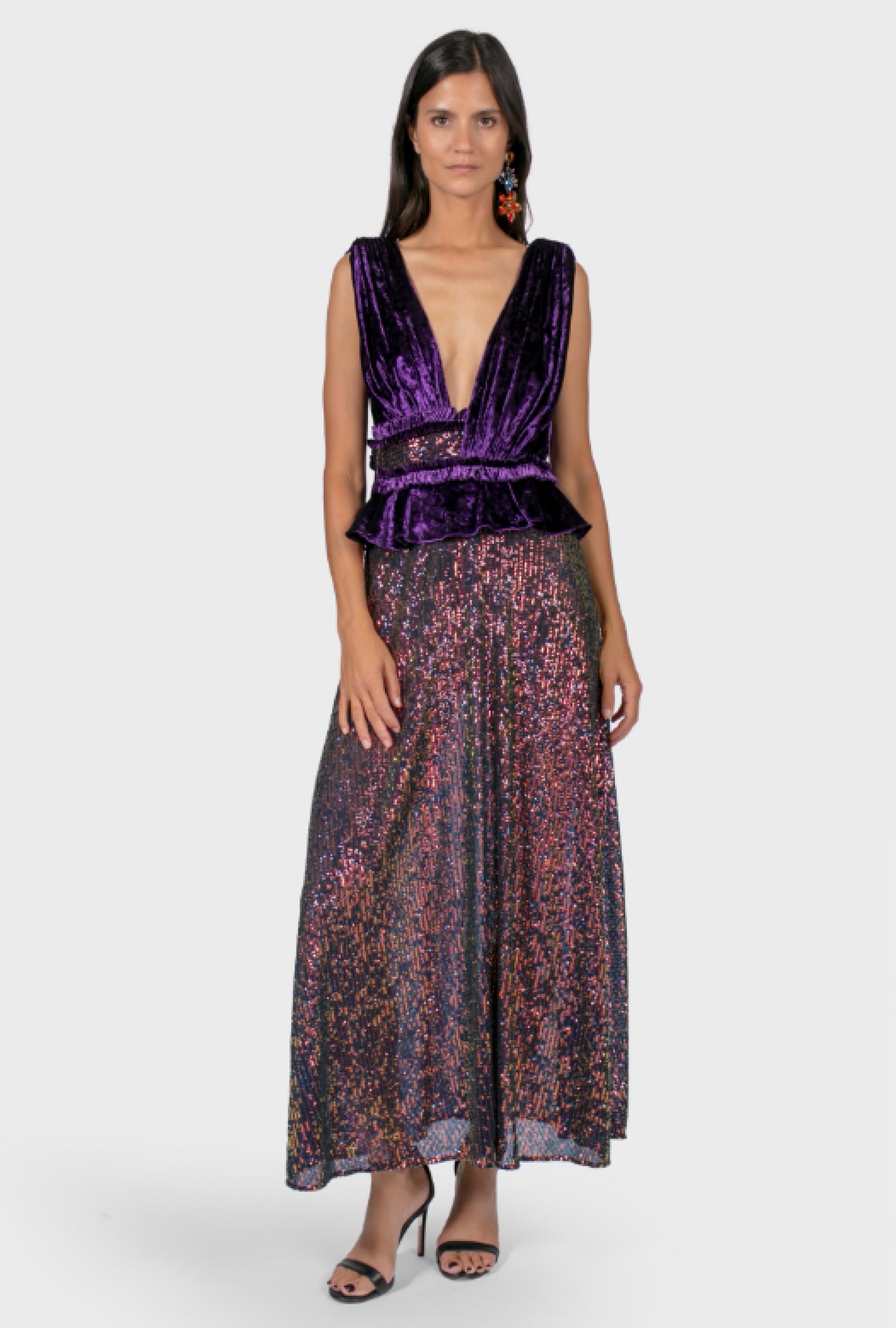 Robe Azzaro Cocktail Stripe