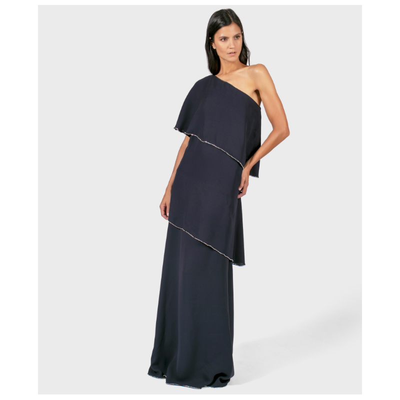 Robe Azzaro Asymetrique Navy