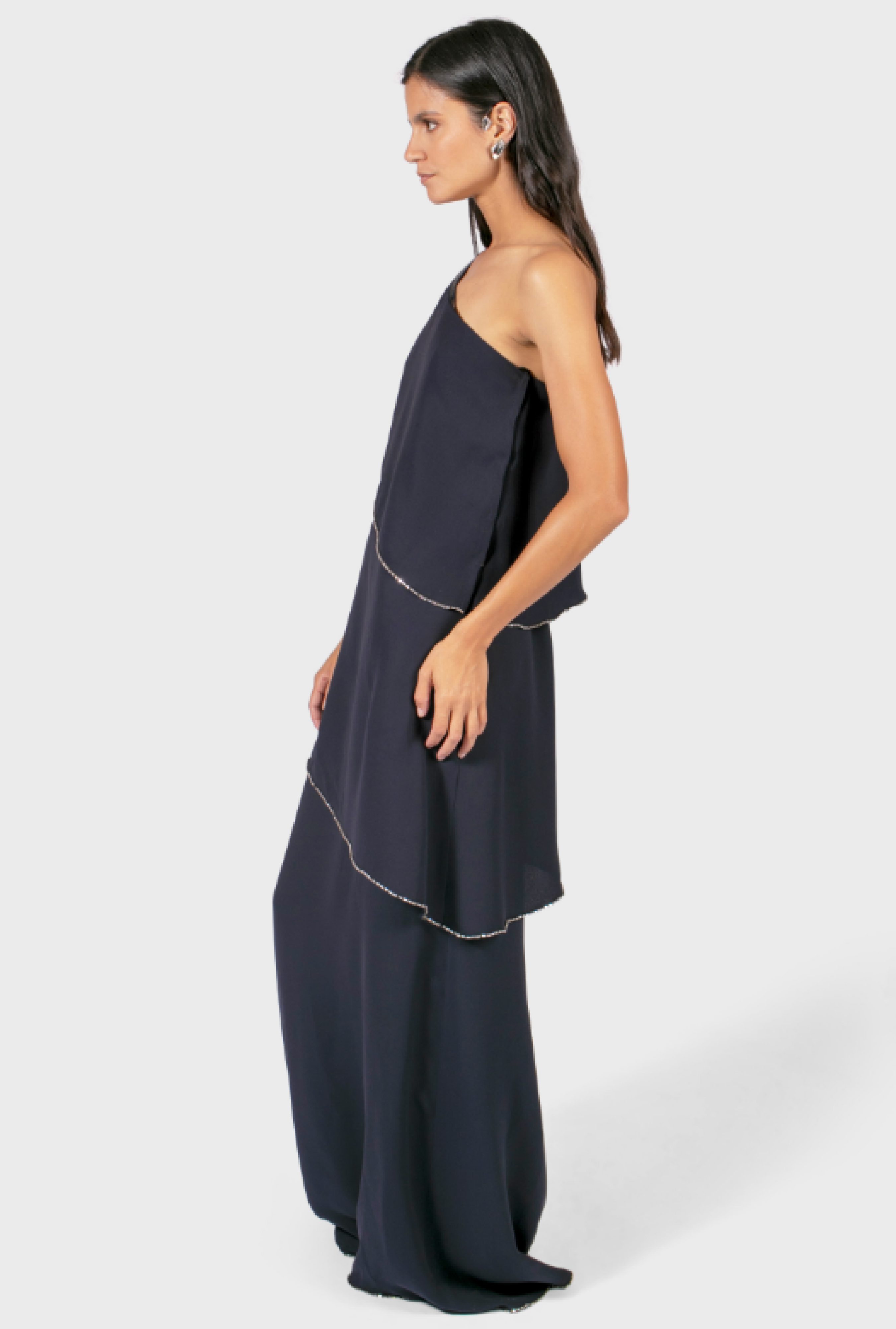 Robe Azzaro Asymetrique Navy