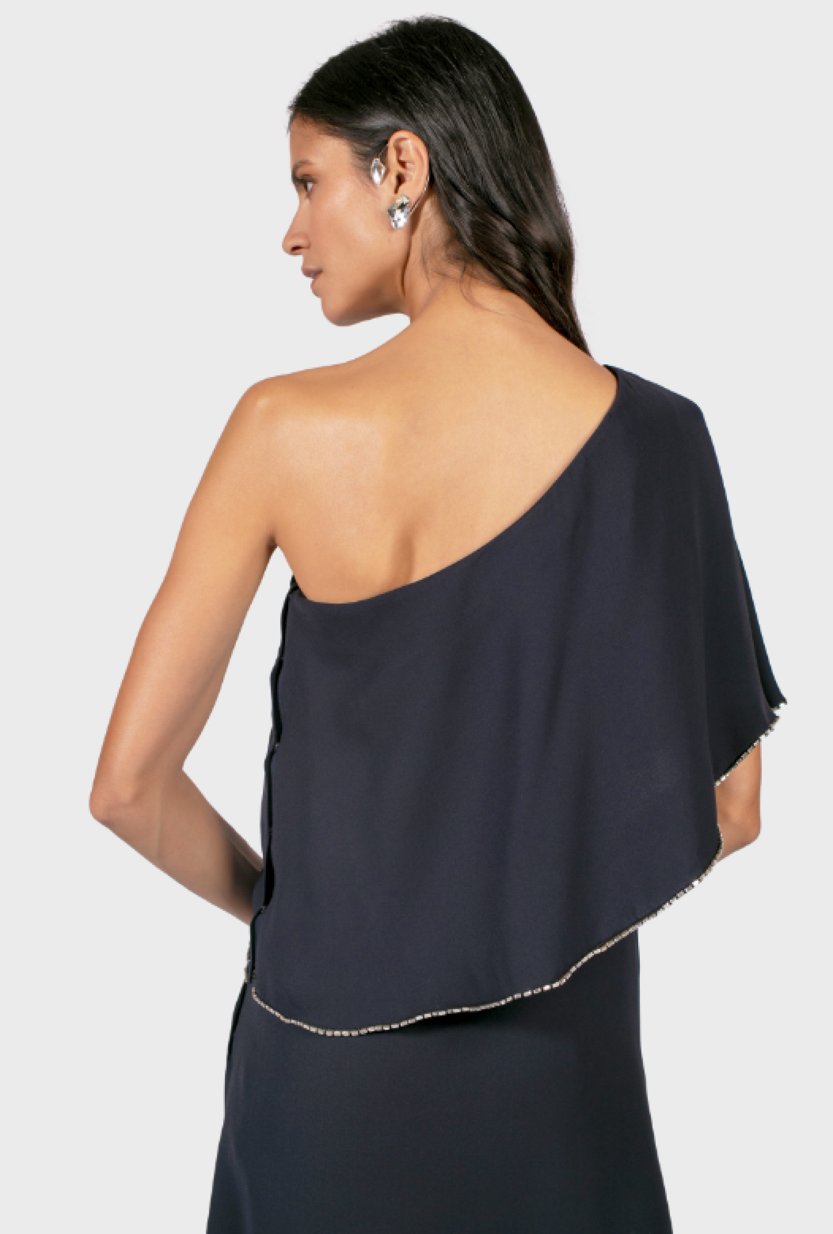 Robe Azzaro Asymetrique Navy