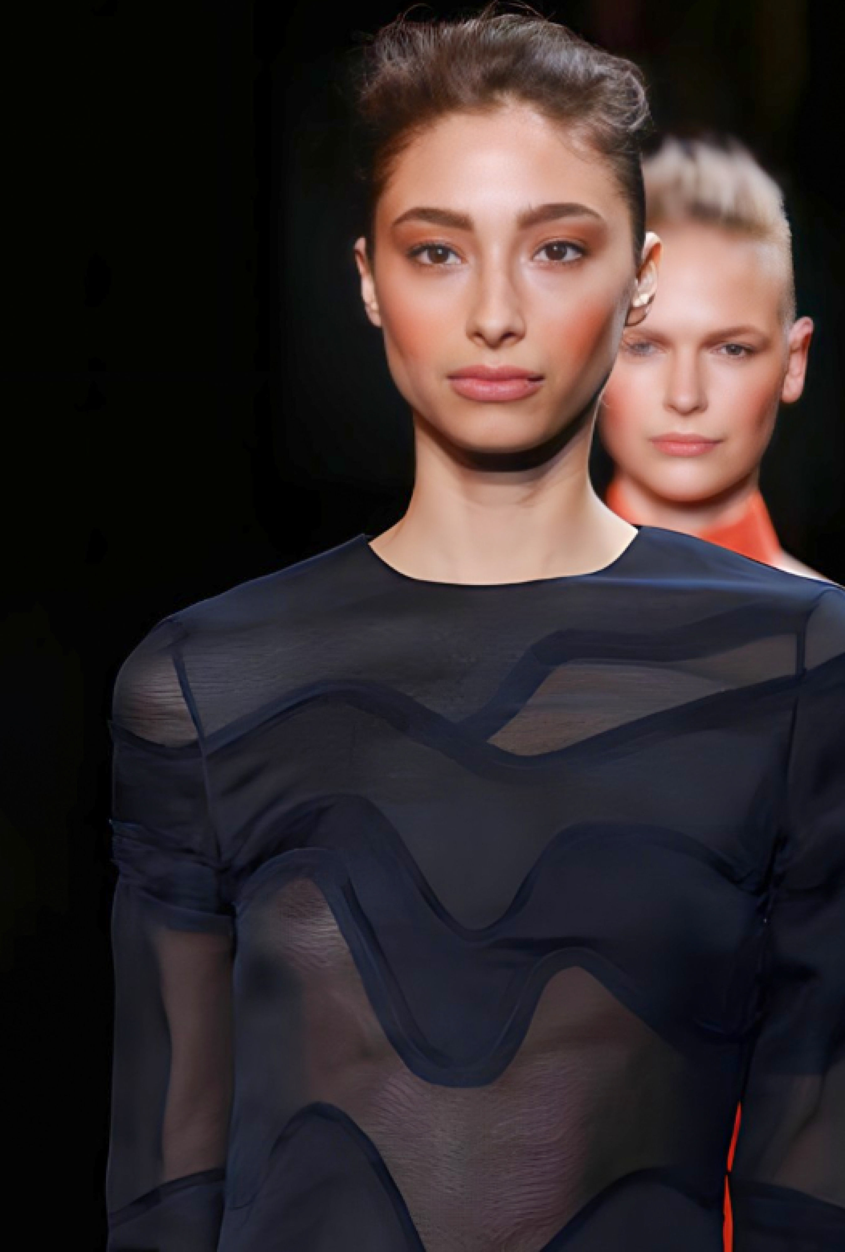 Robe Azzaro Blue Sheer SS2015