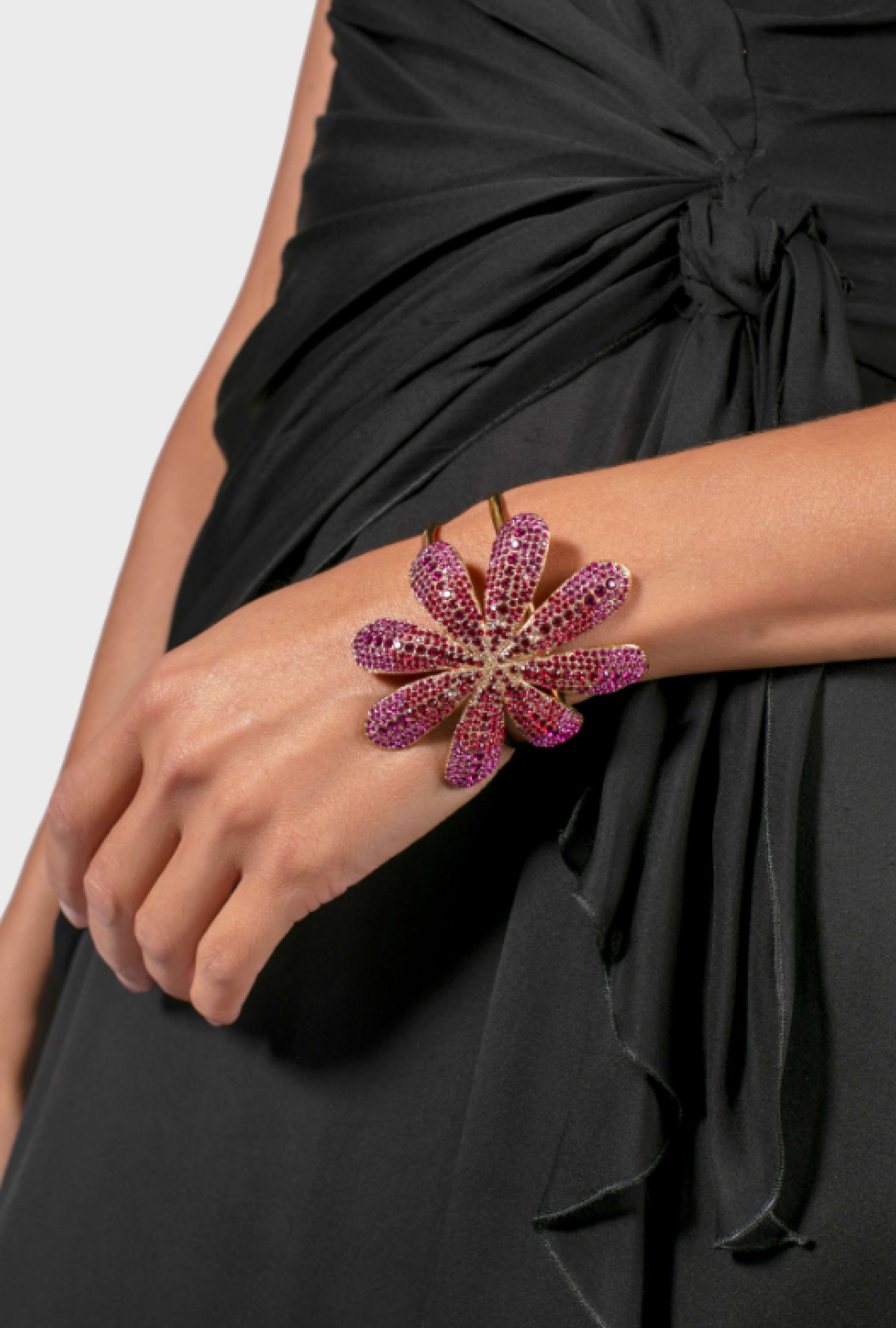 Manchette Azzaro Fleur Rose