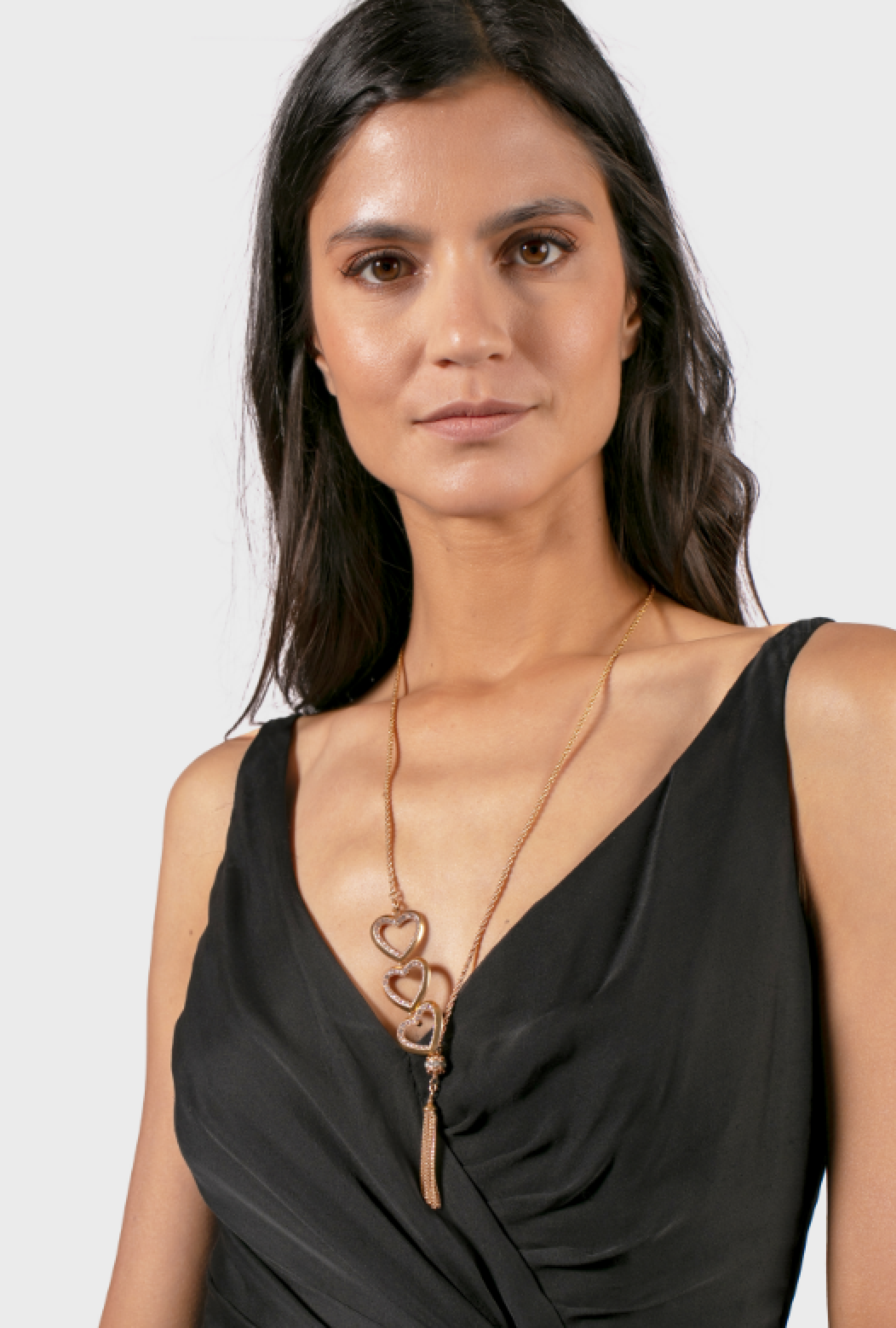 Collier Azzaro Trois Cœurs