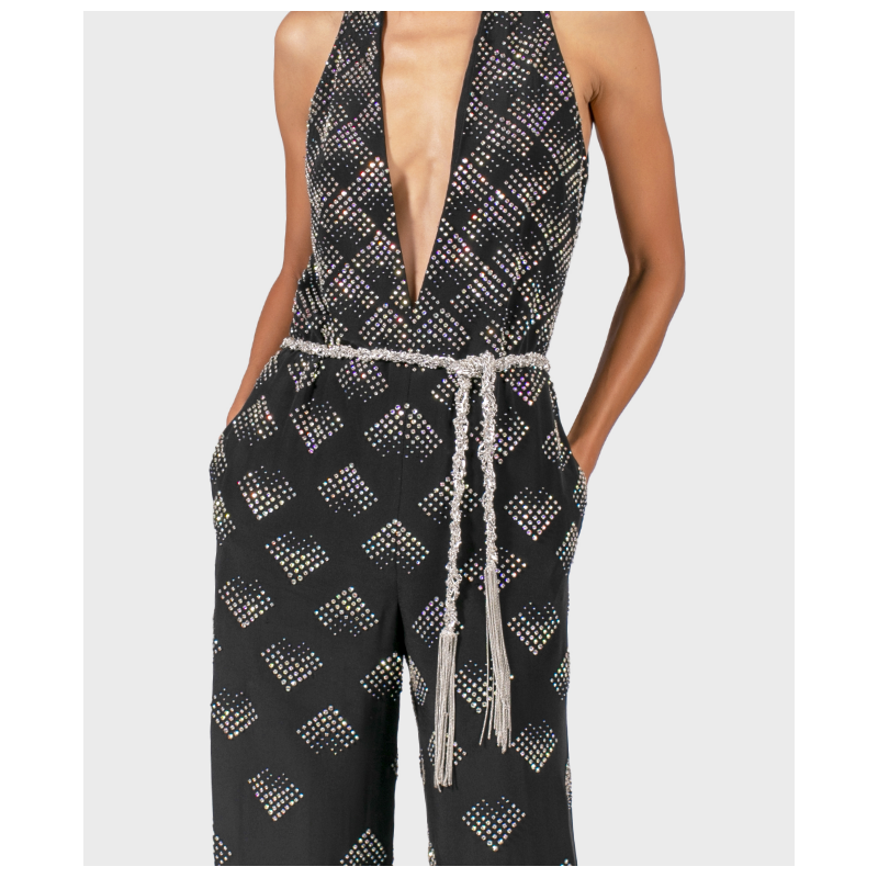 Ceinture Azzaro à Nouer Argentée