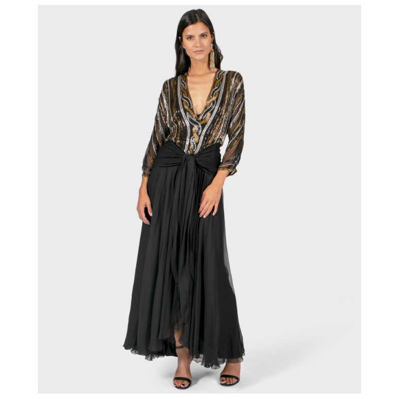 Robe Azzaro Black Gold Silver
