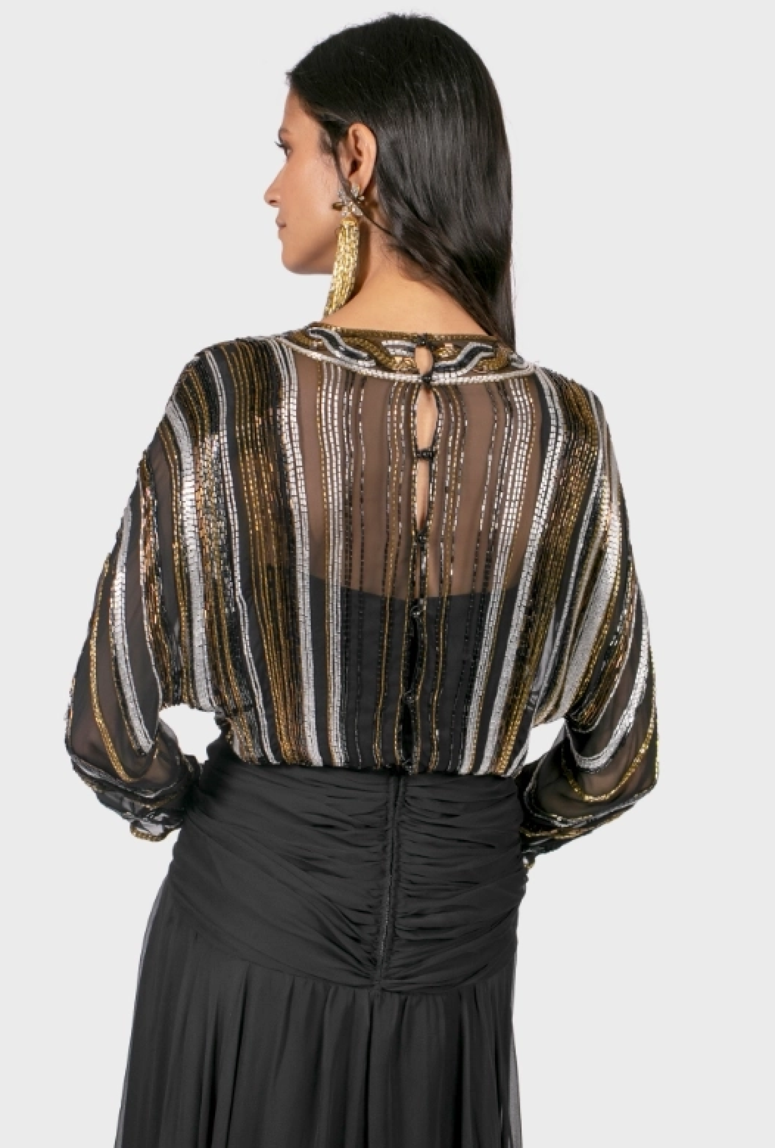 Robe Azzaro Black Gold Silver