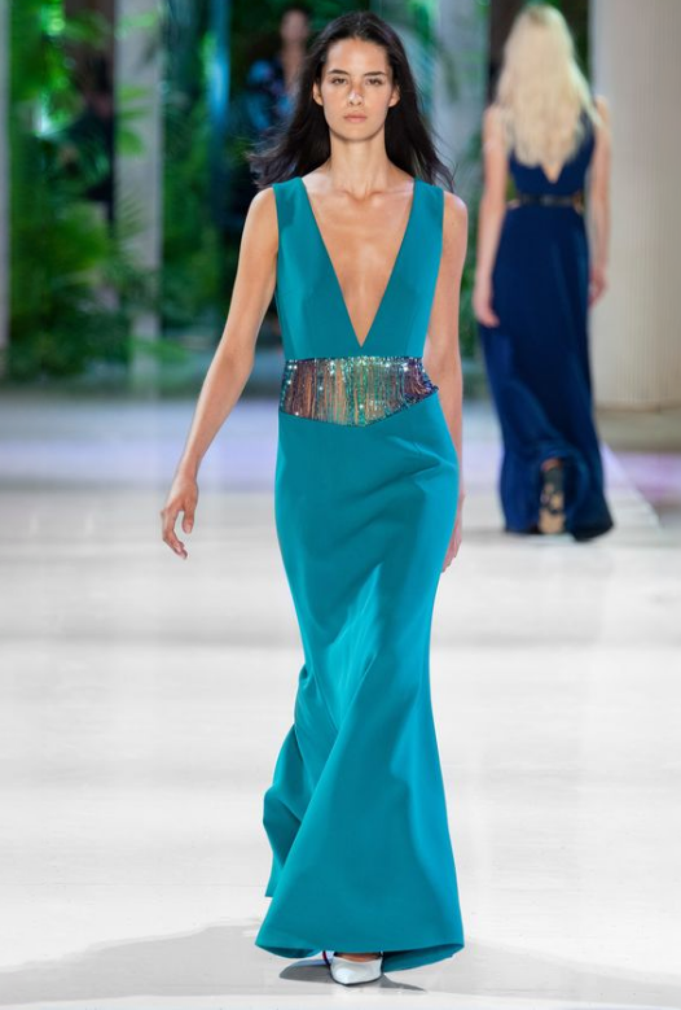 Robe Azzaro Dorine Green