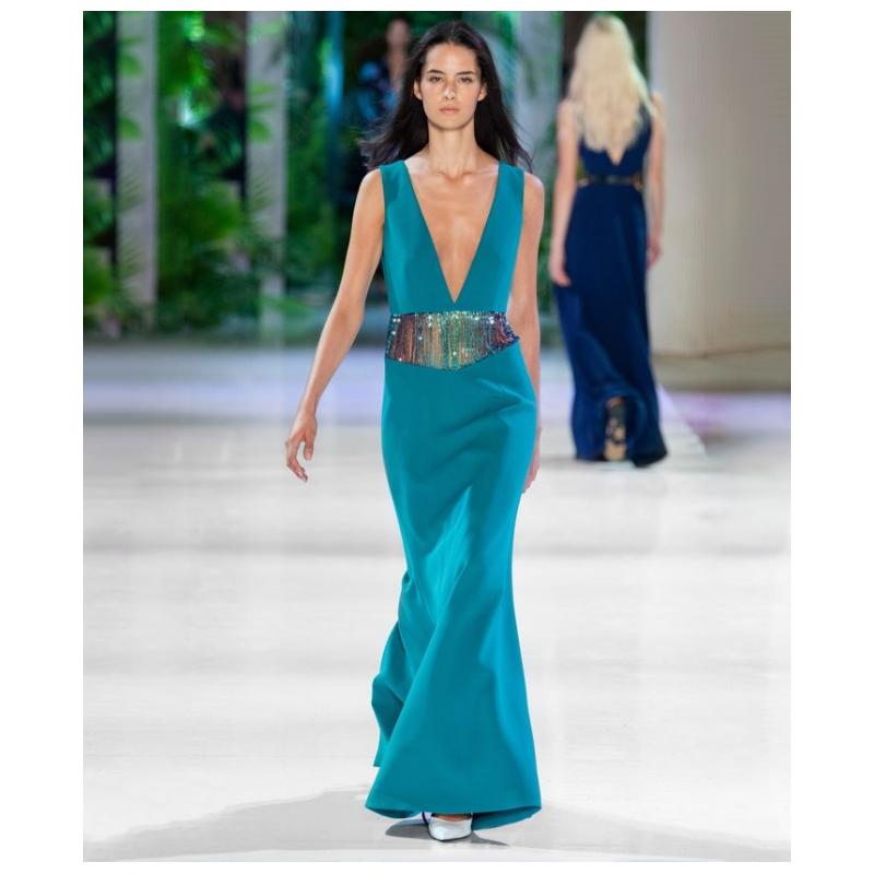 Robe Azzaro Dorine Green