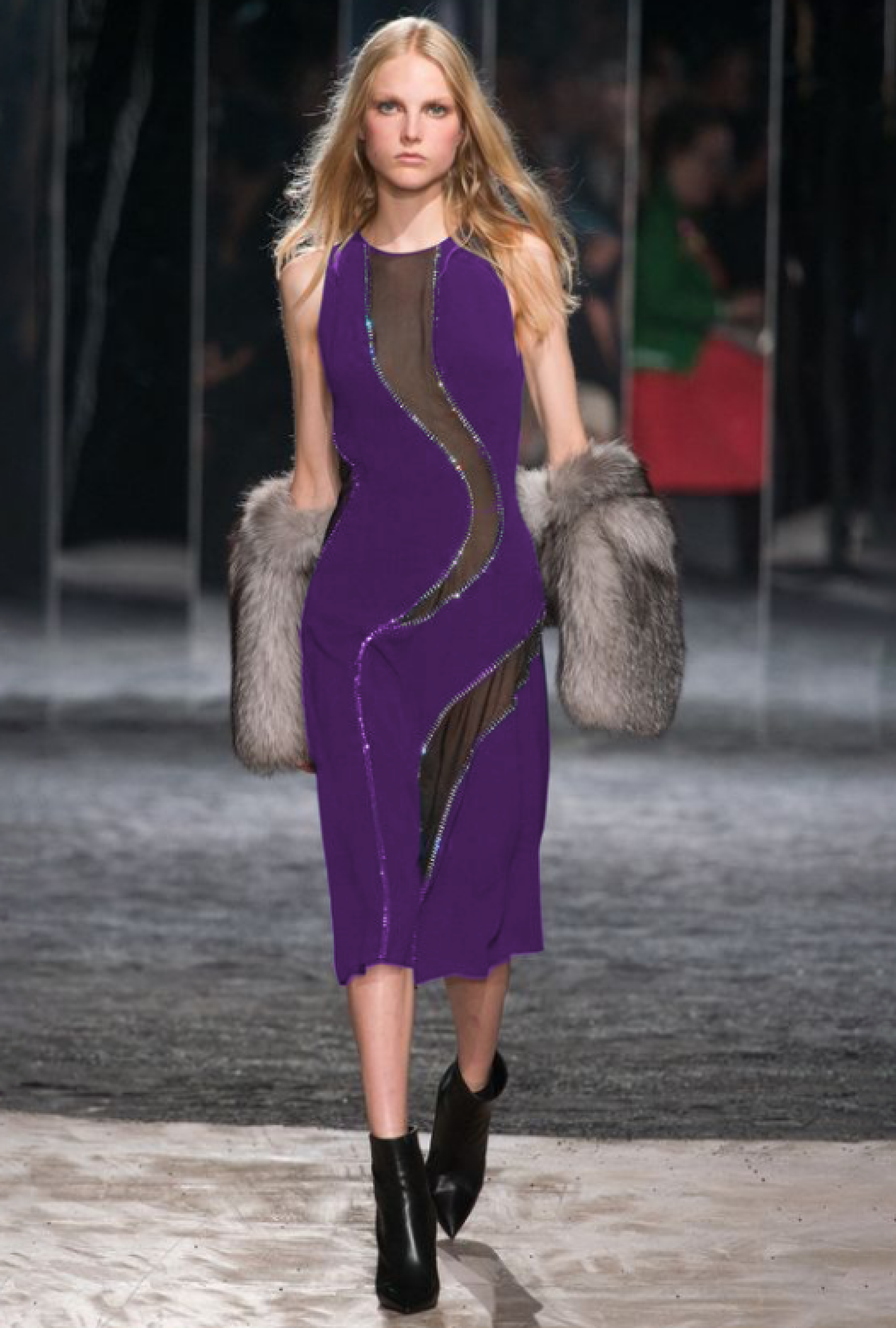 Robe Azzaro Purple Wave