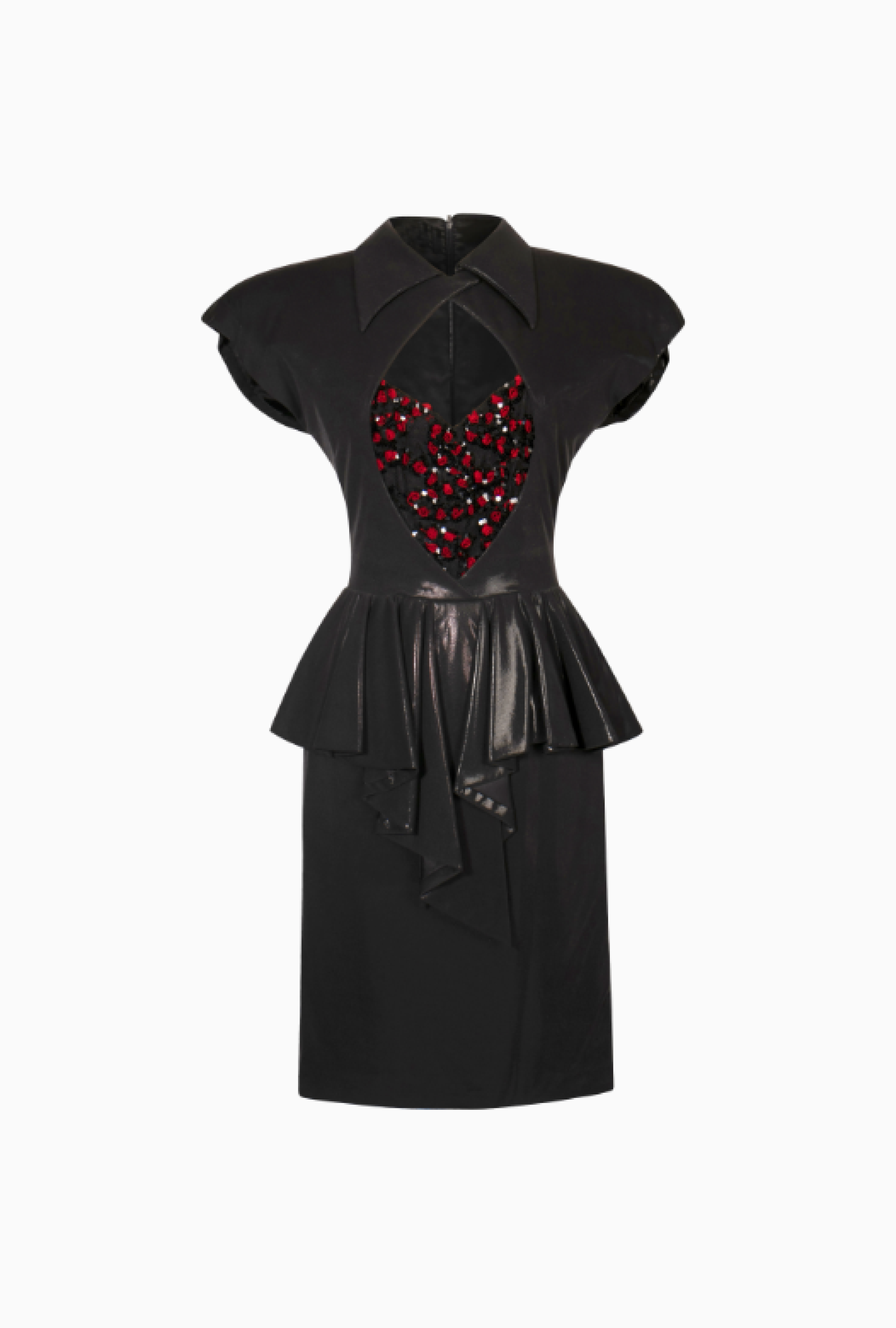 Robe Azzaro Decollete En Fleurs