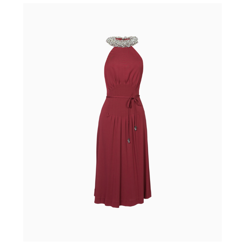 Robe Azzaro  Tubereuse Bordeaux