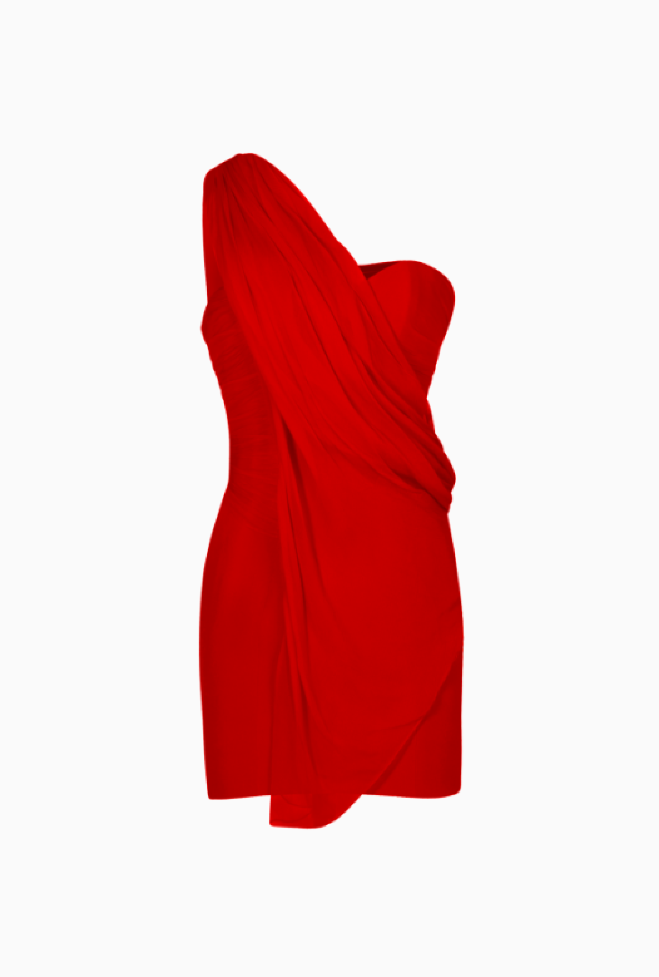 Robe Azzaro Voile Rouge