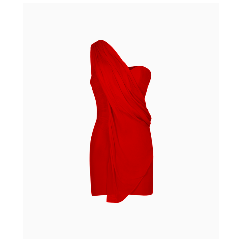 Robe Azzaro Voile Rouge