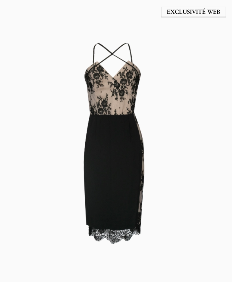 Robe Azzaro Lace Bodice