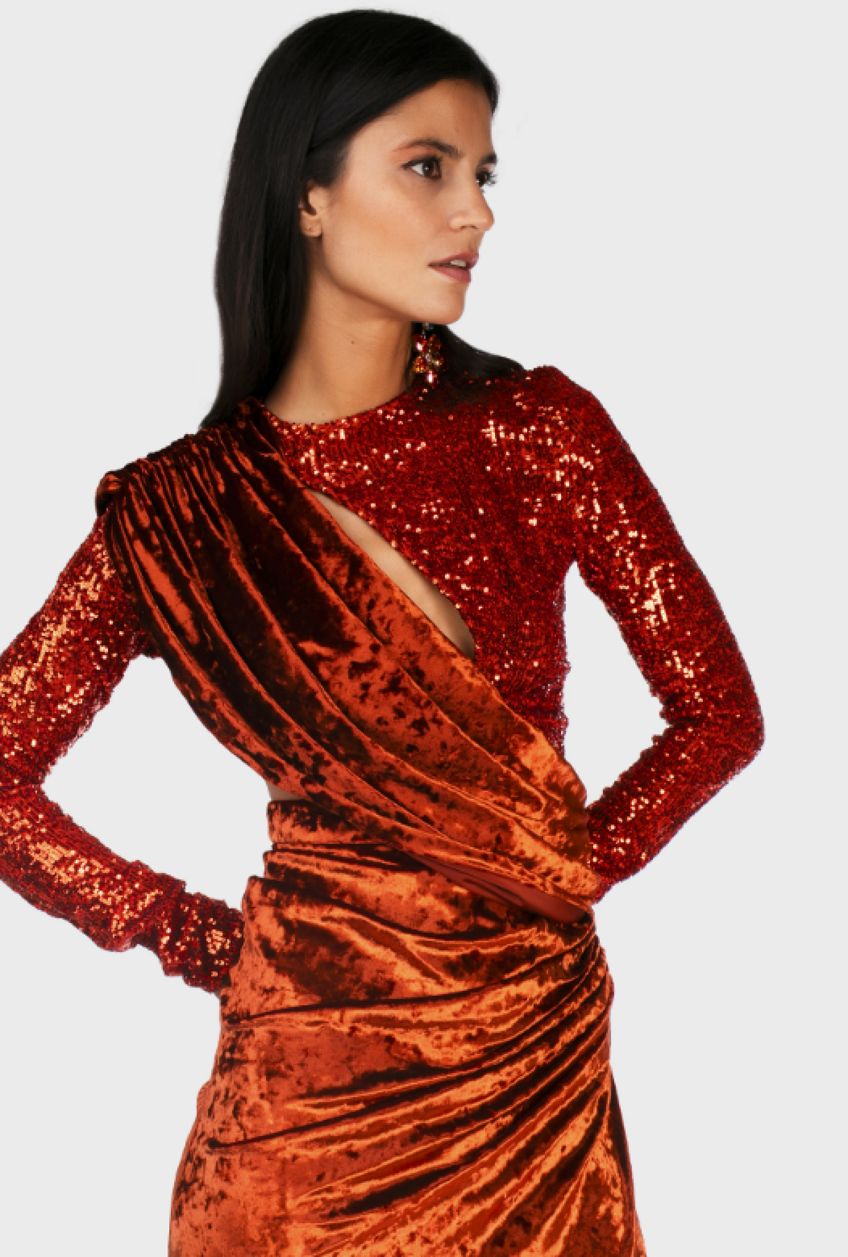 Robe Azzaro Gala Rust