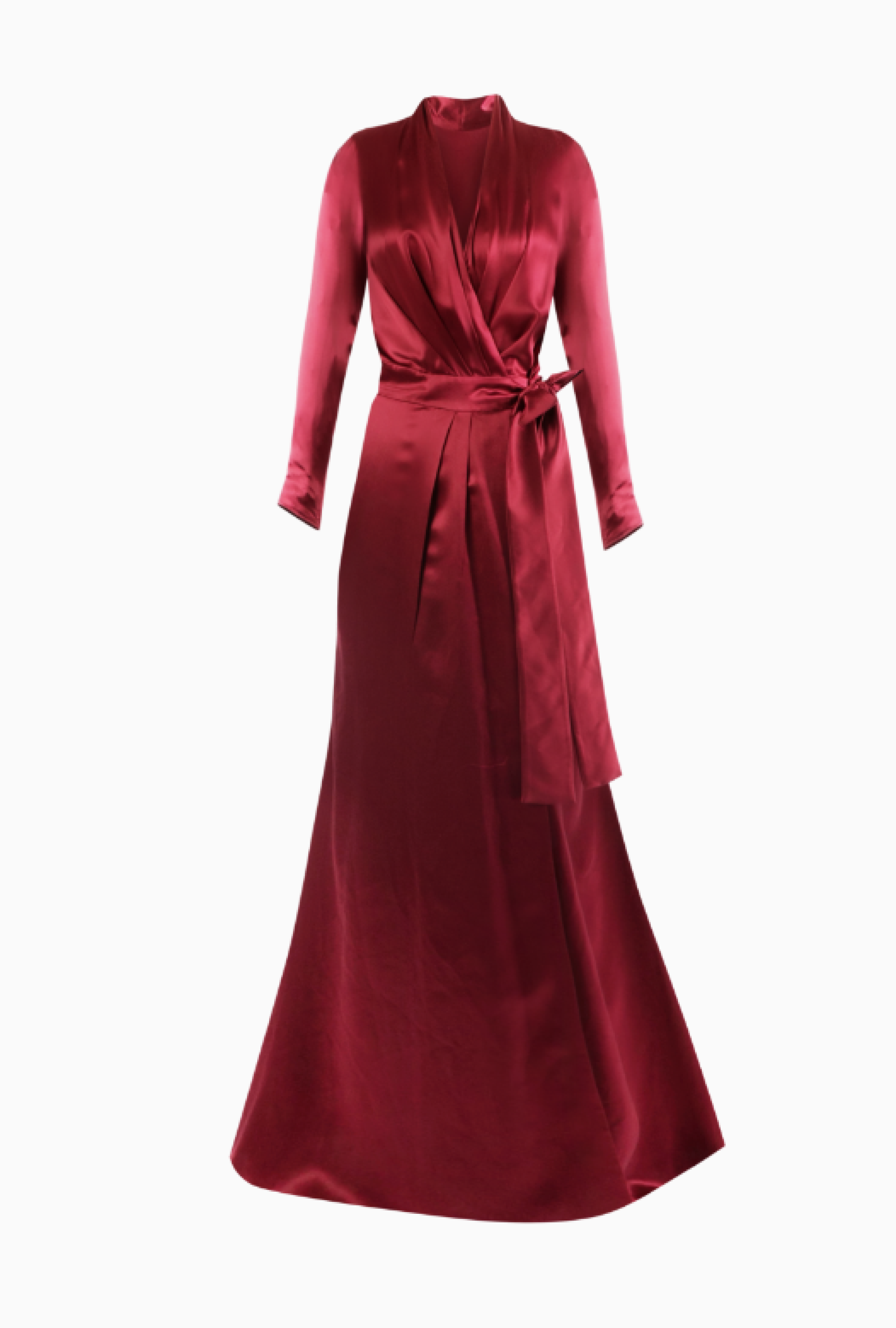 Robe Azzaro Satin Cache Coeur