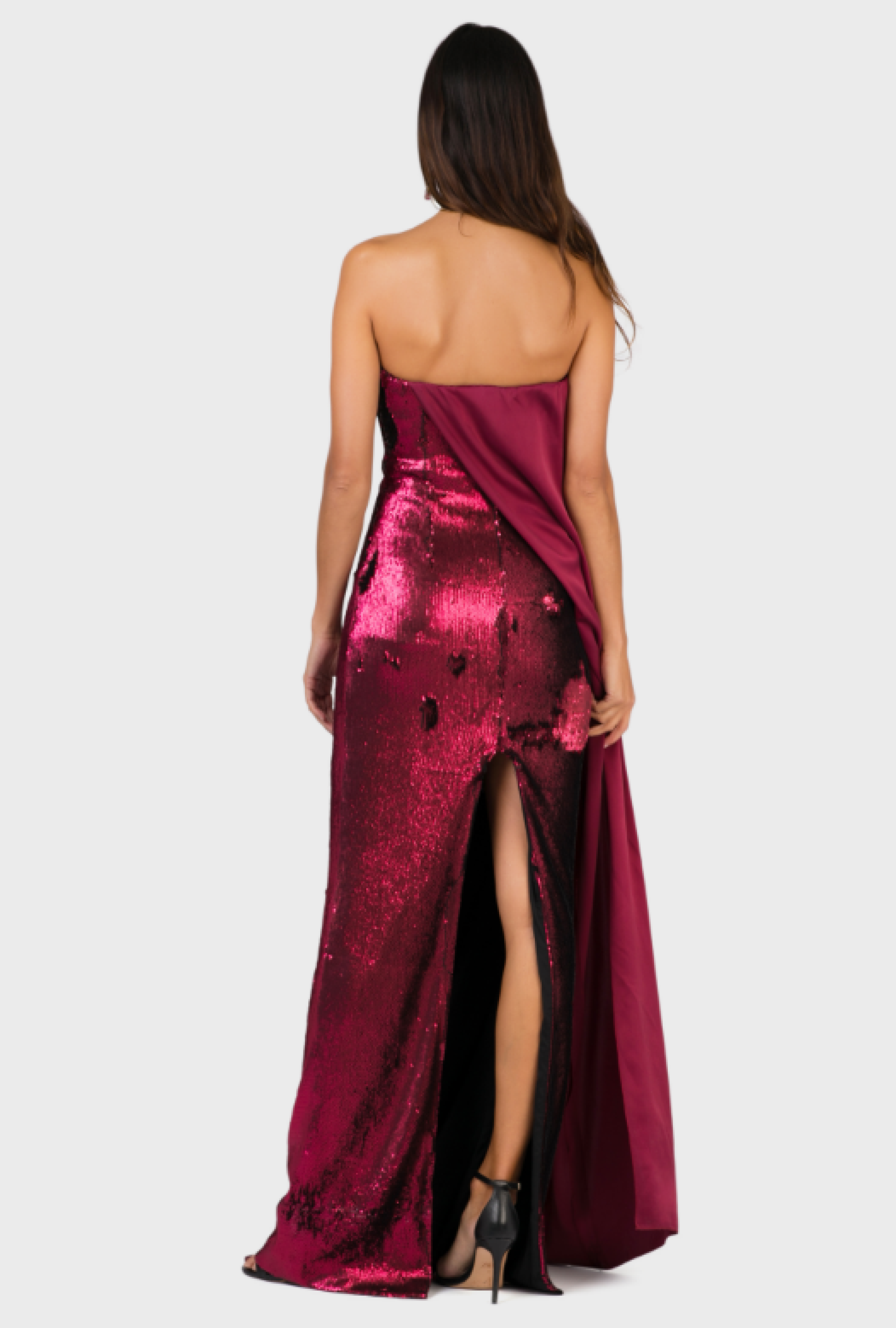 Robe Azzaro Couture Burgundy