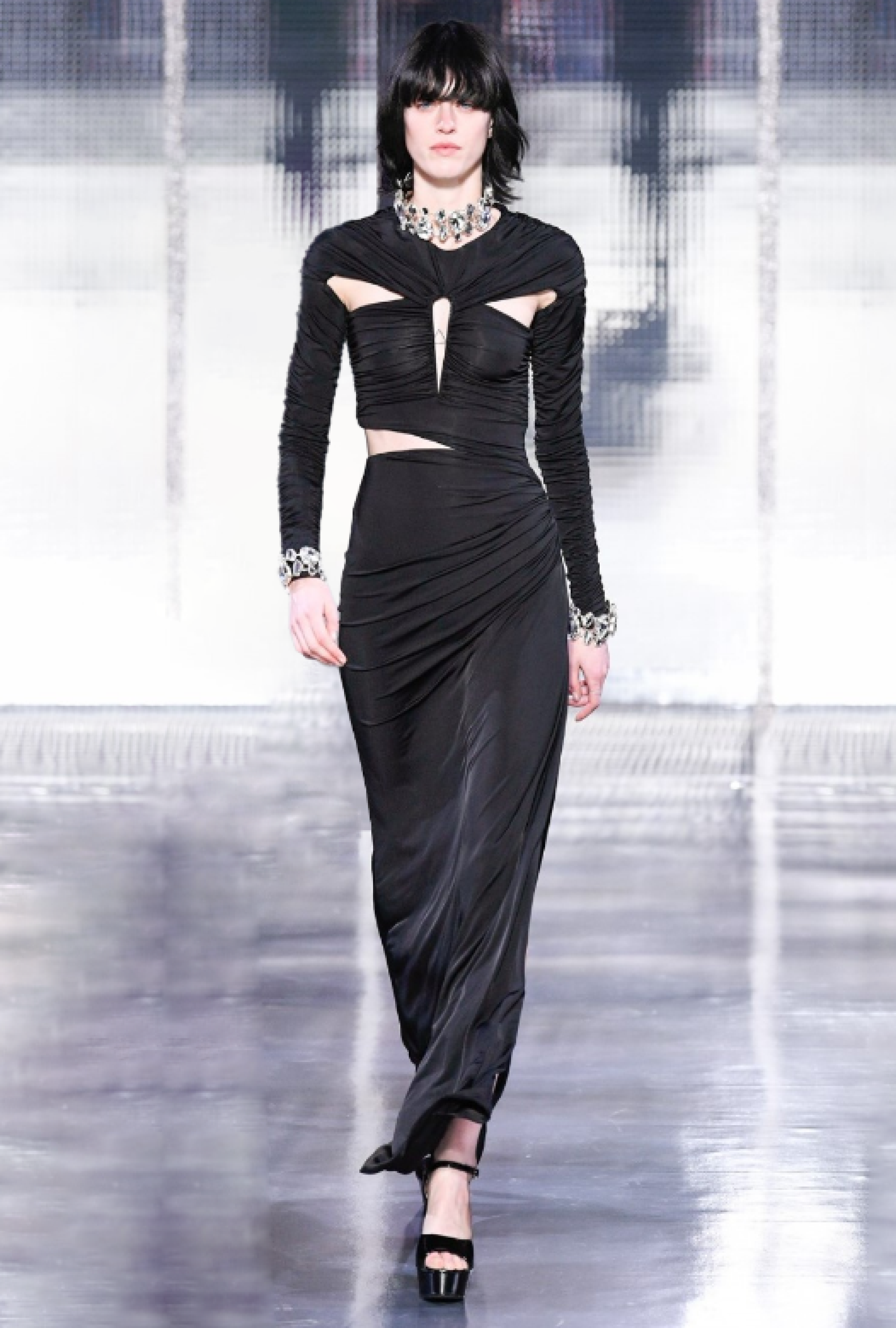 Robe Azzaro Longue Gia Black