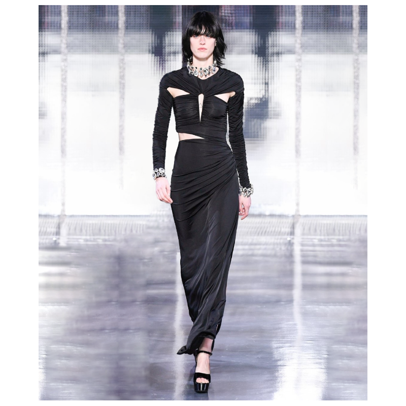 Robe Azzaro Longue Gia Black