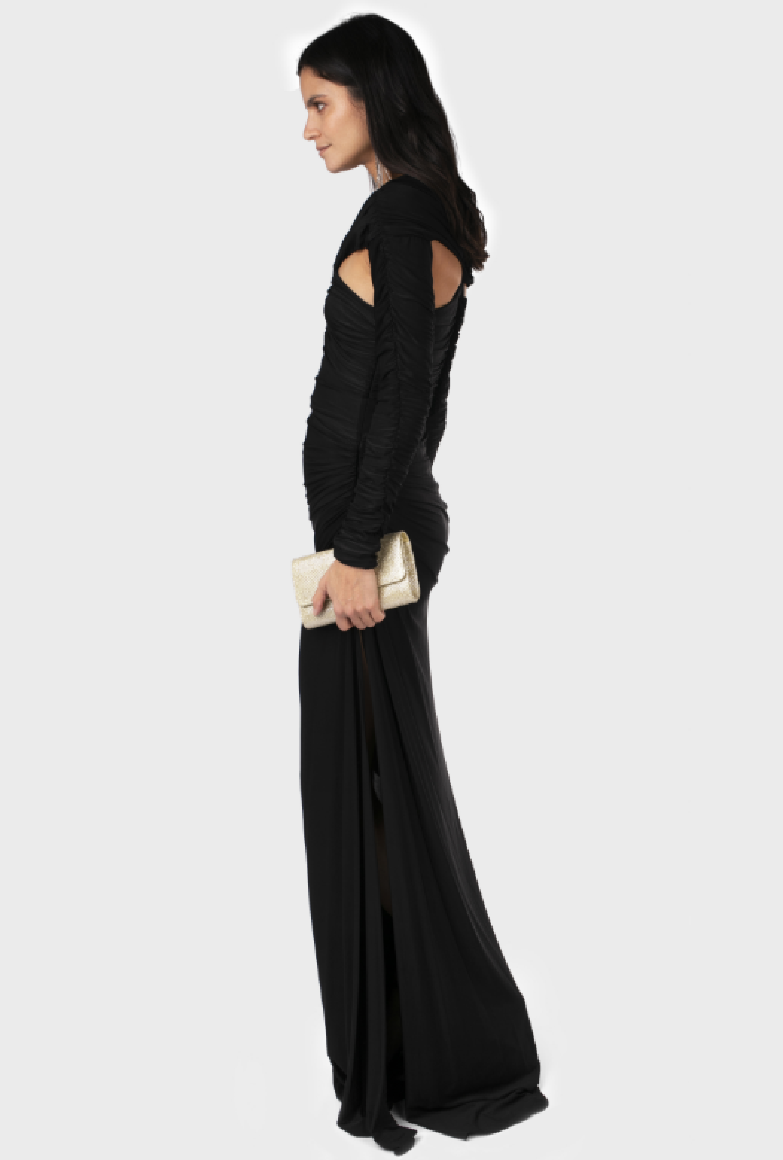 Robe Azzaro Longue Gia Black