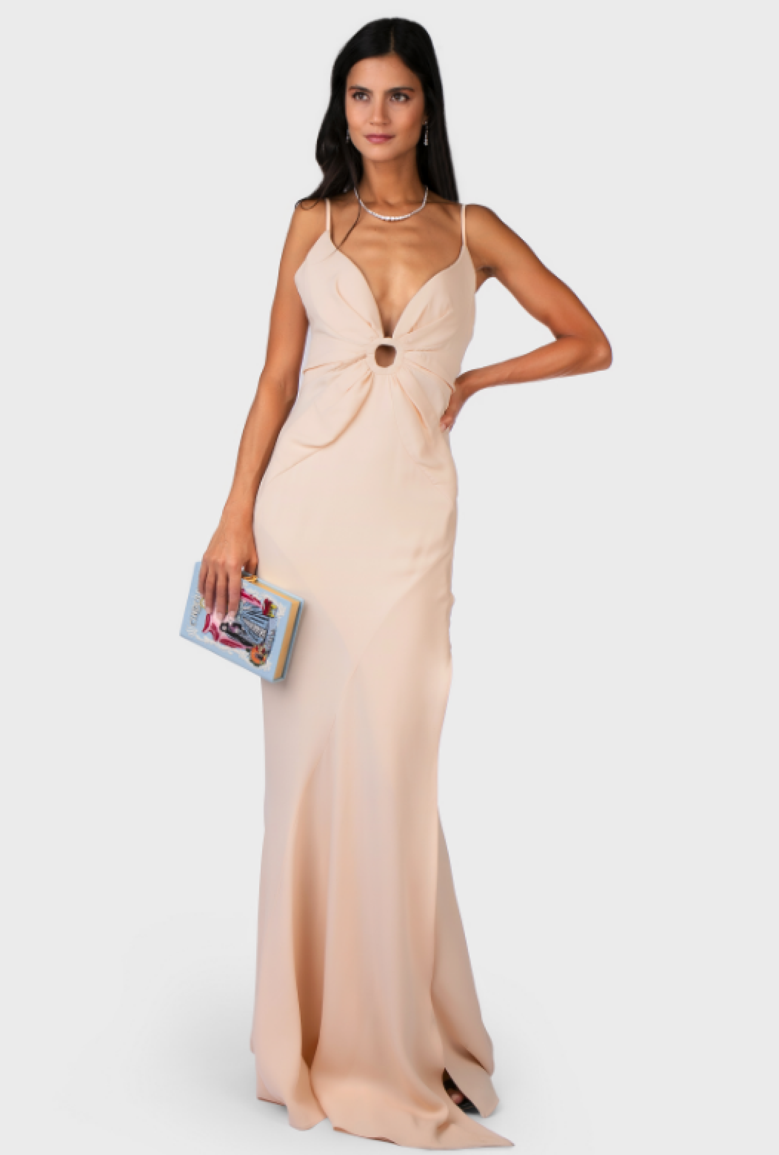 Robe Azzaro Hombeline Coral