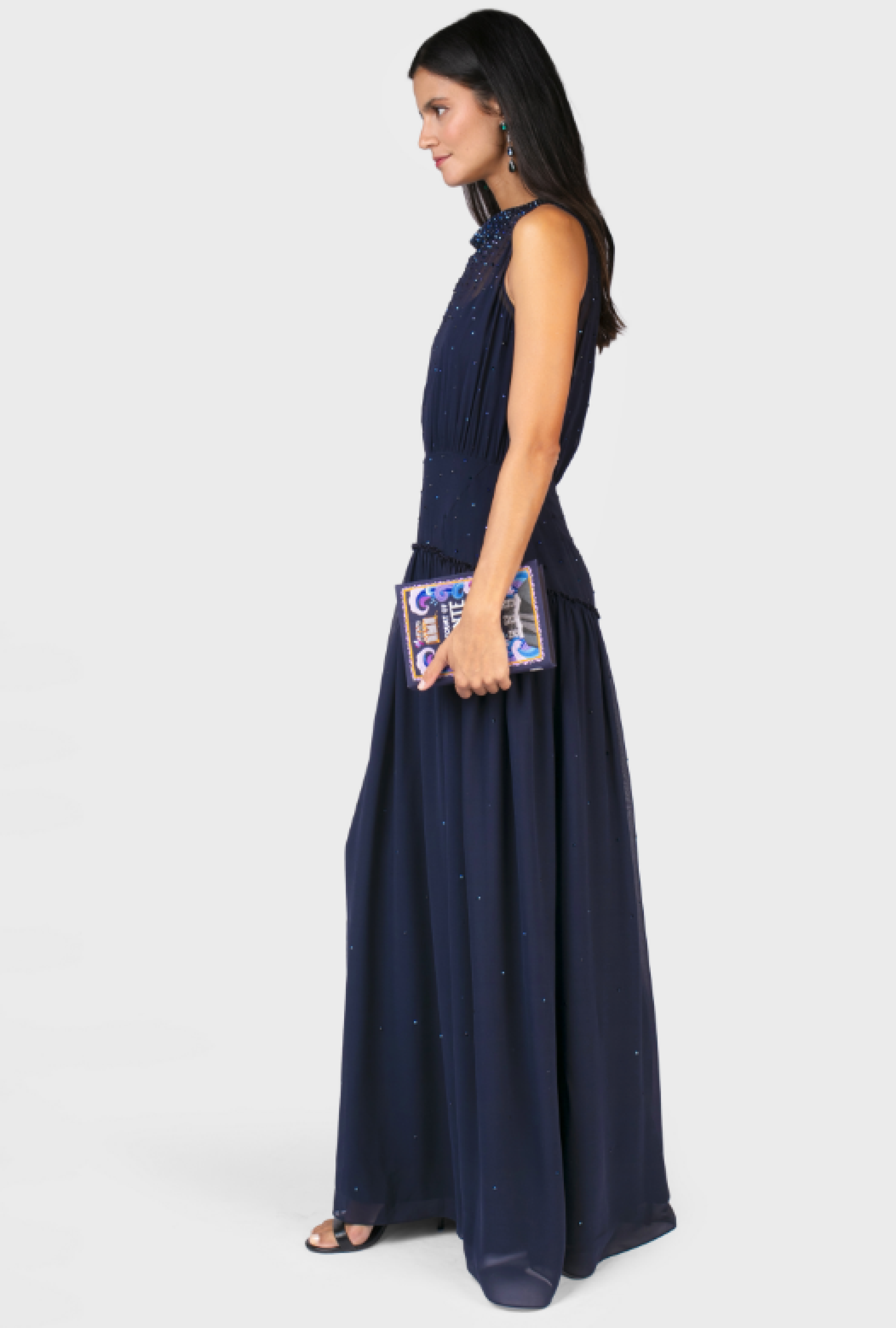 Robe Jenny Packham Adella Navy