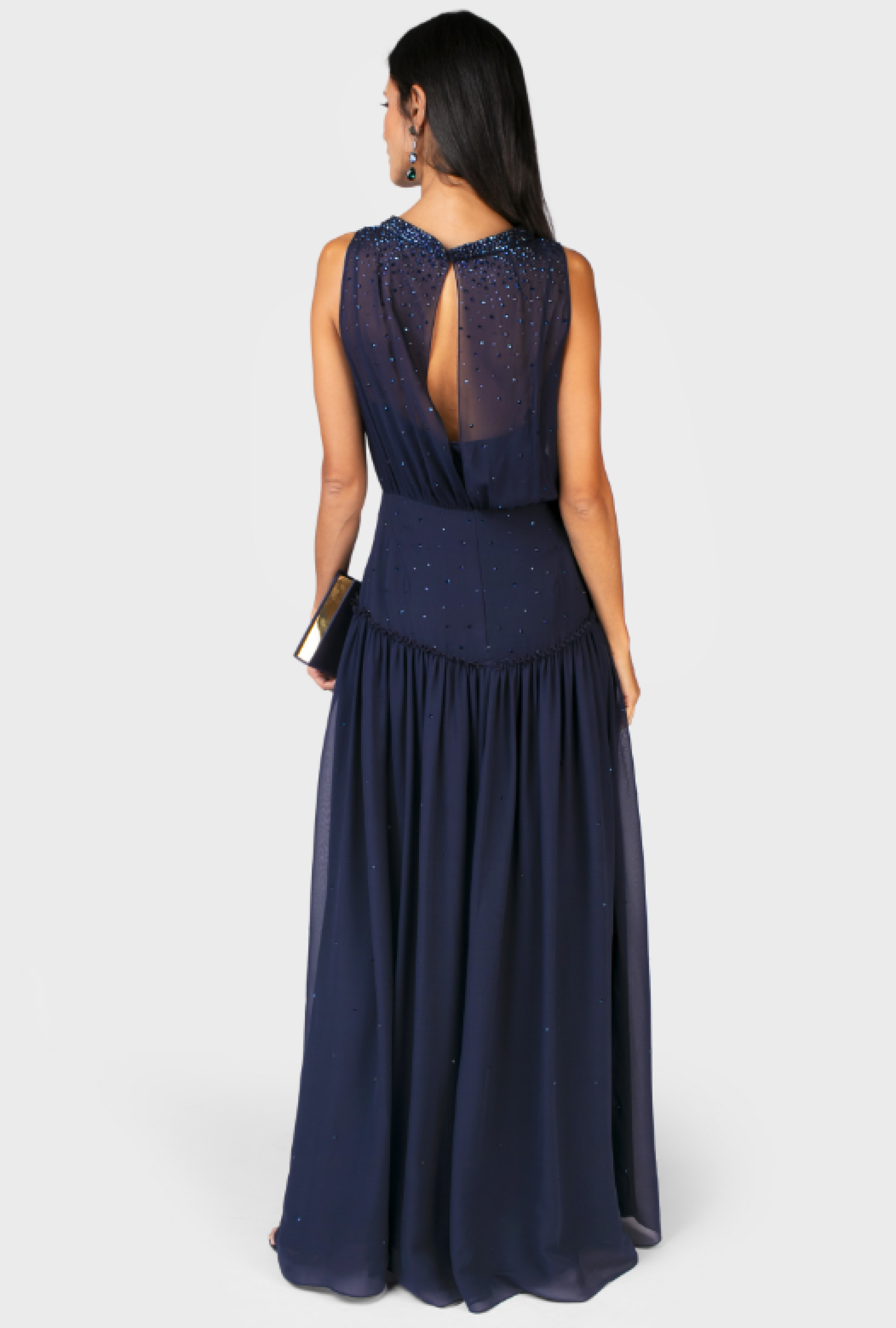 Robe Jenny Packham Adella Navy