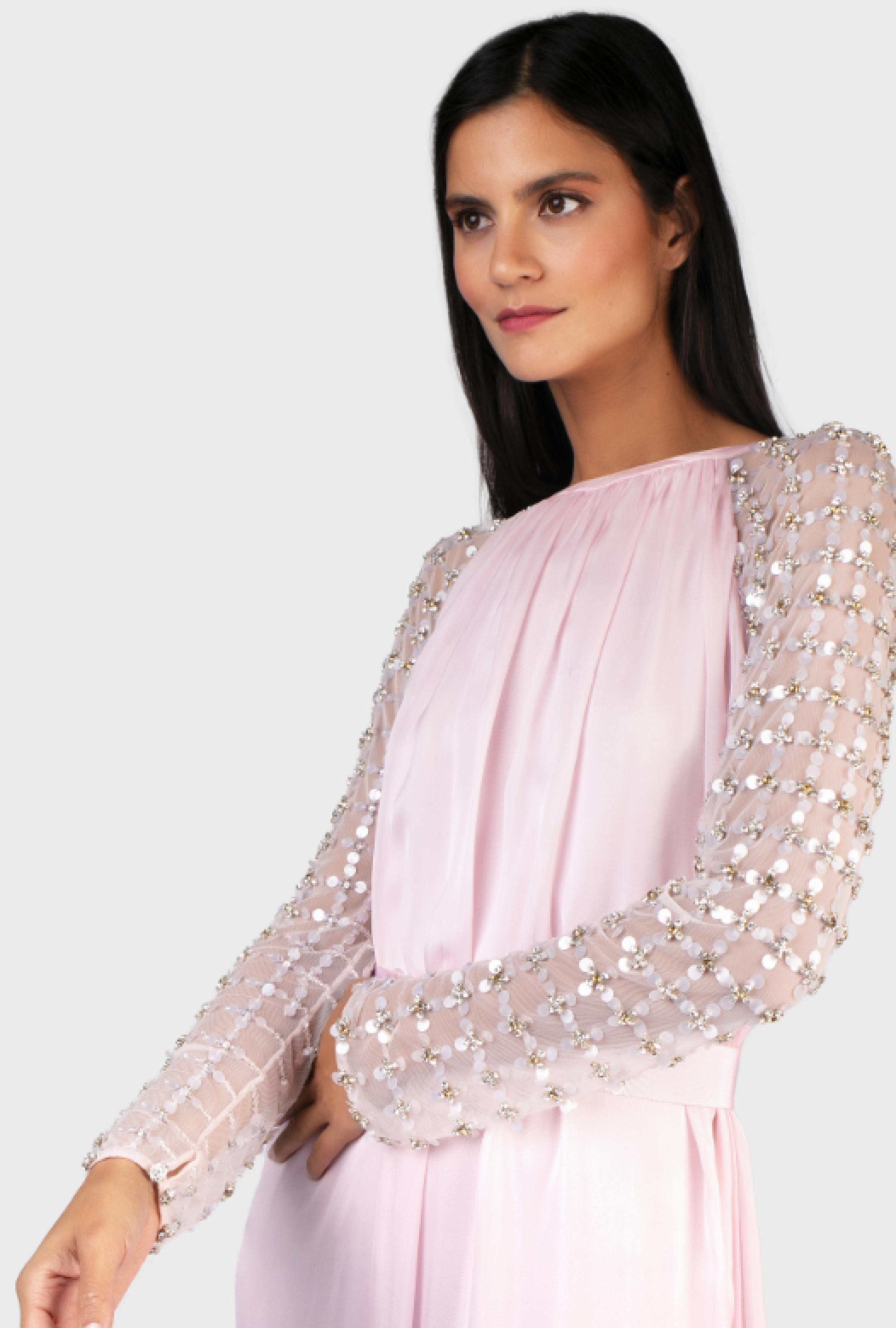 Robe Temperley London Aurore Pink