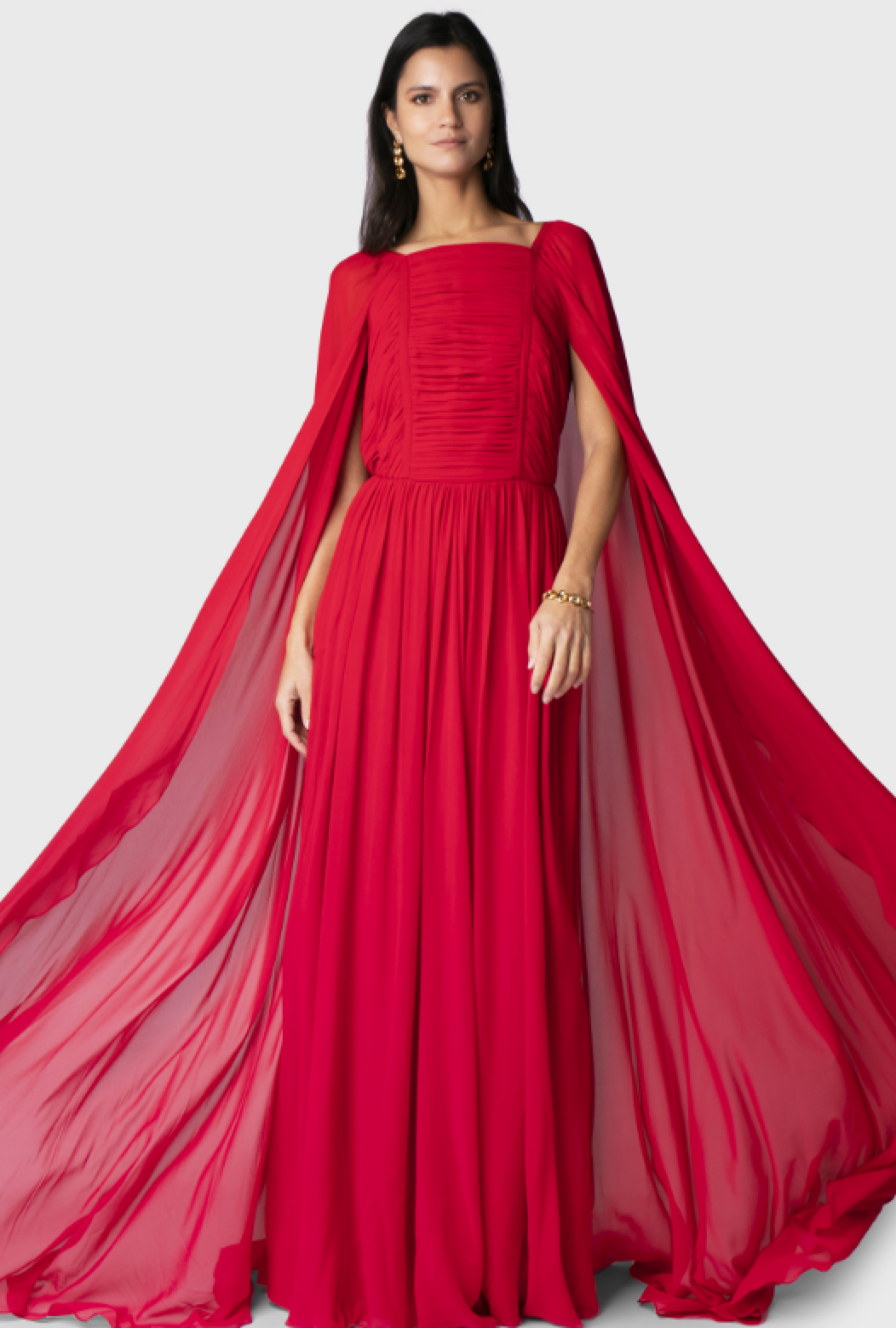 Robe Elie Saab Ruby Silk