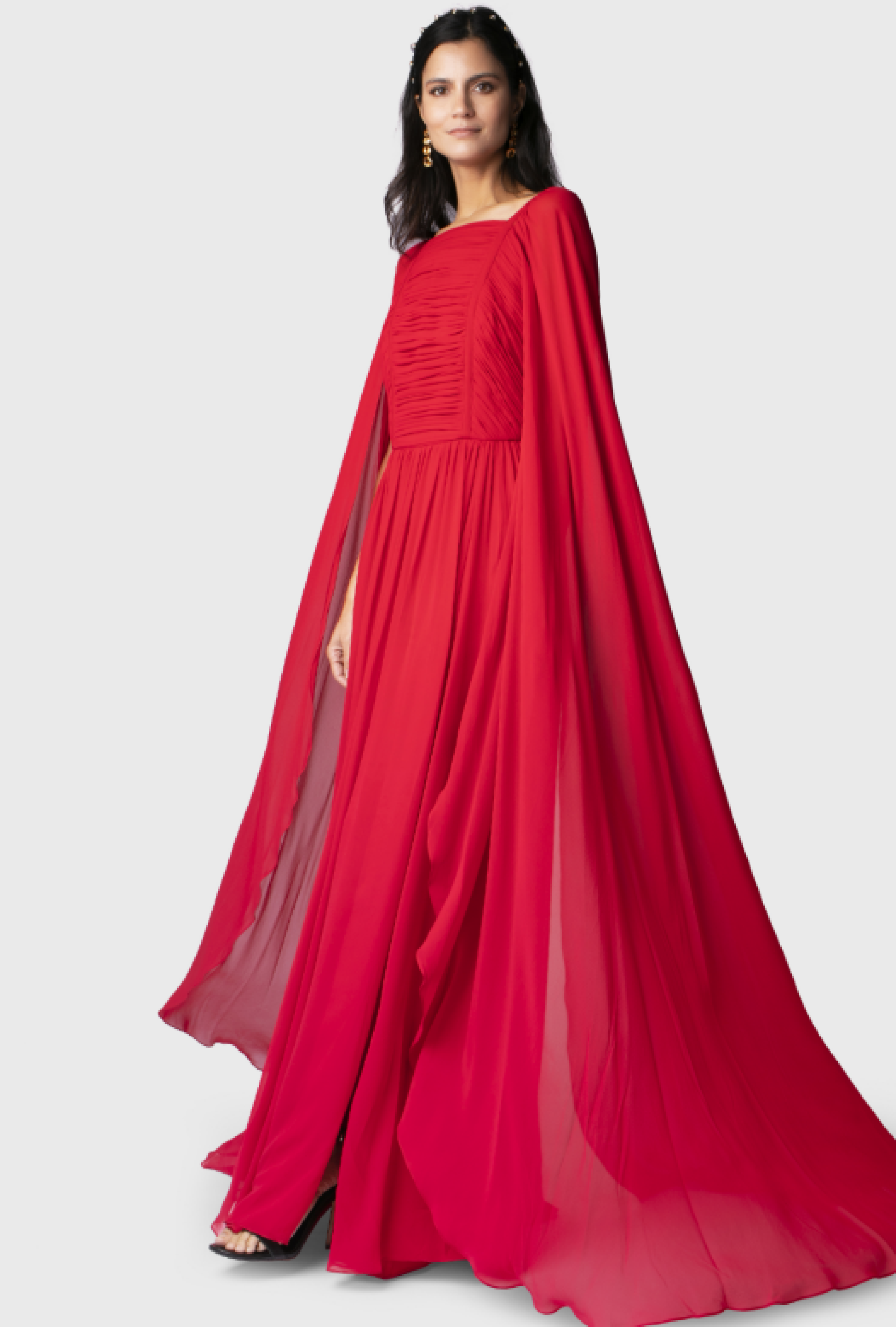 Robe Elie Saab Ruby Silk