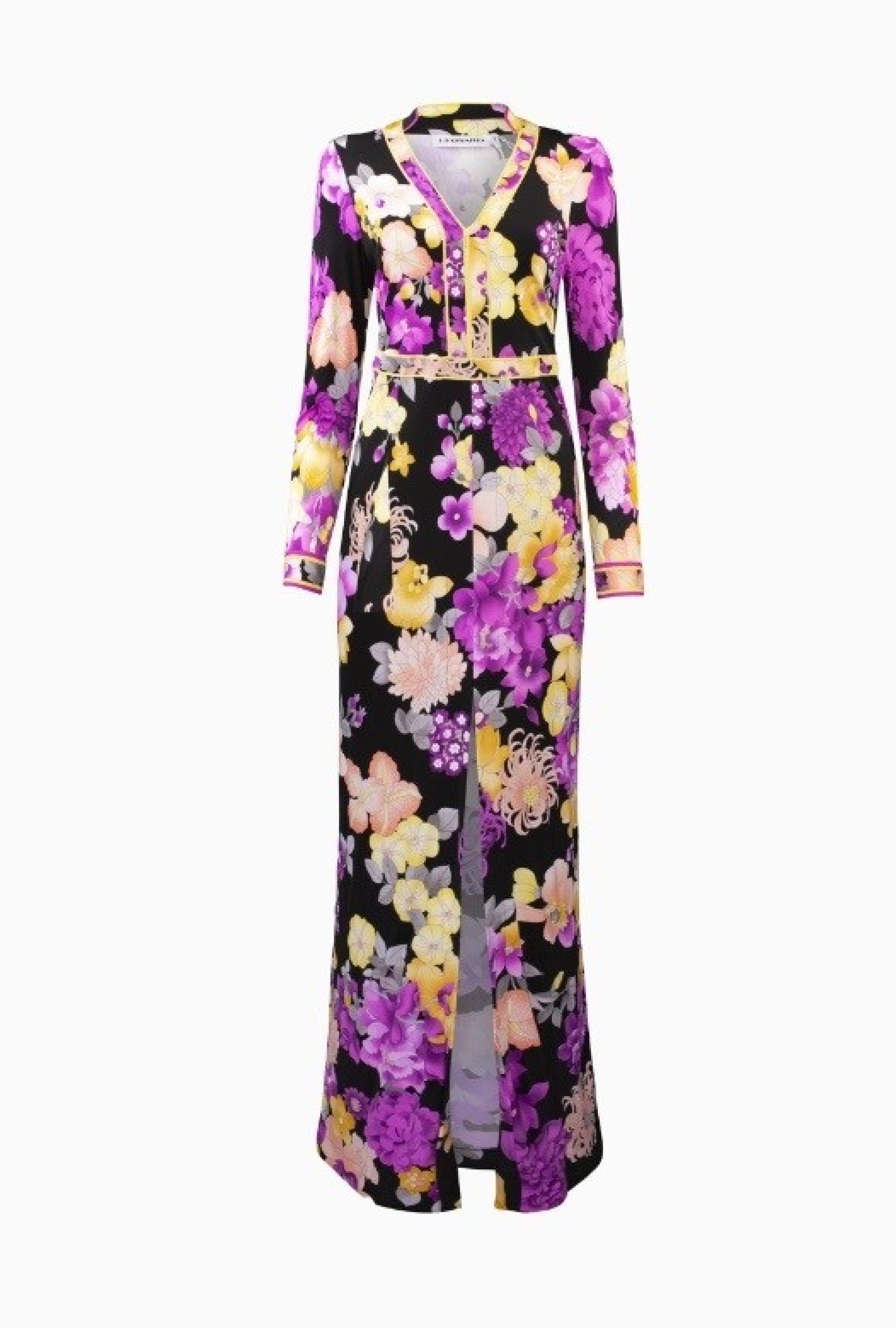 Robe Leonard Purple Print