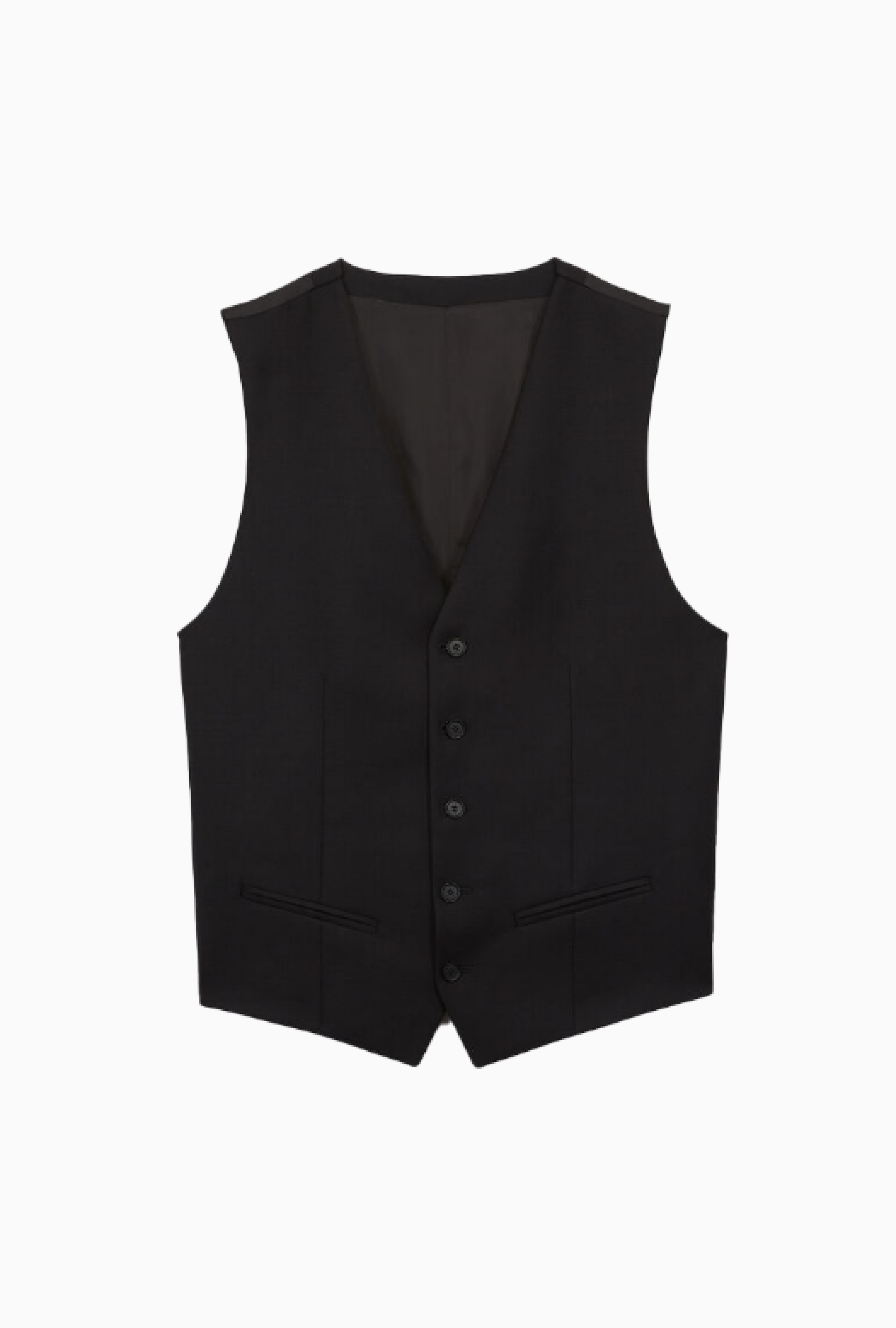 Gilet The Kooples de Costume Noir en Laine