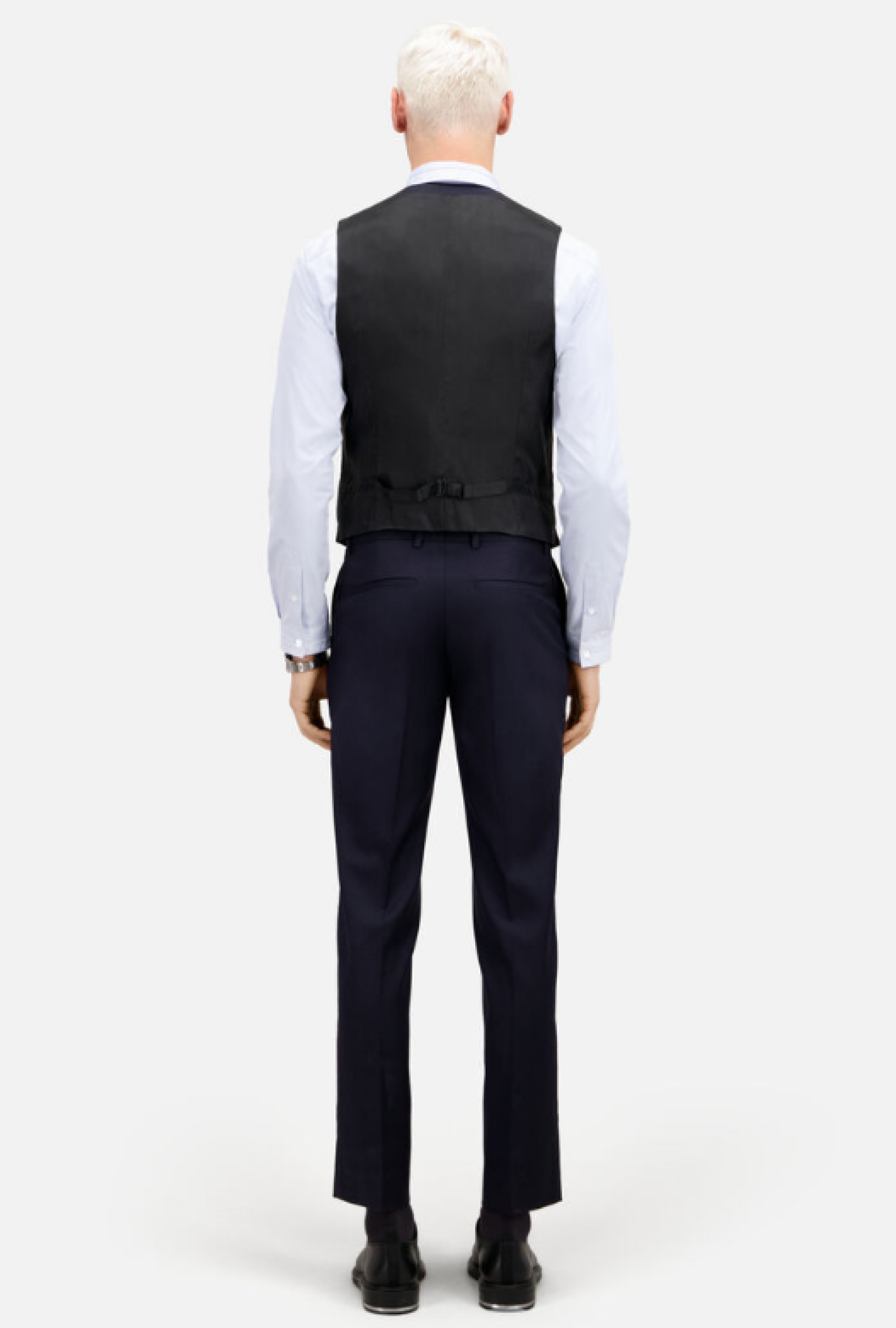 Gilet The Kooples de Costume Bleu Marine en Laine