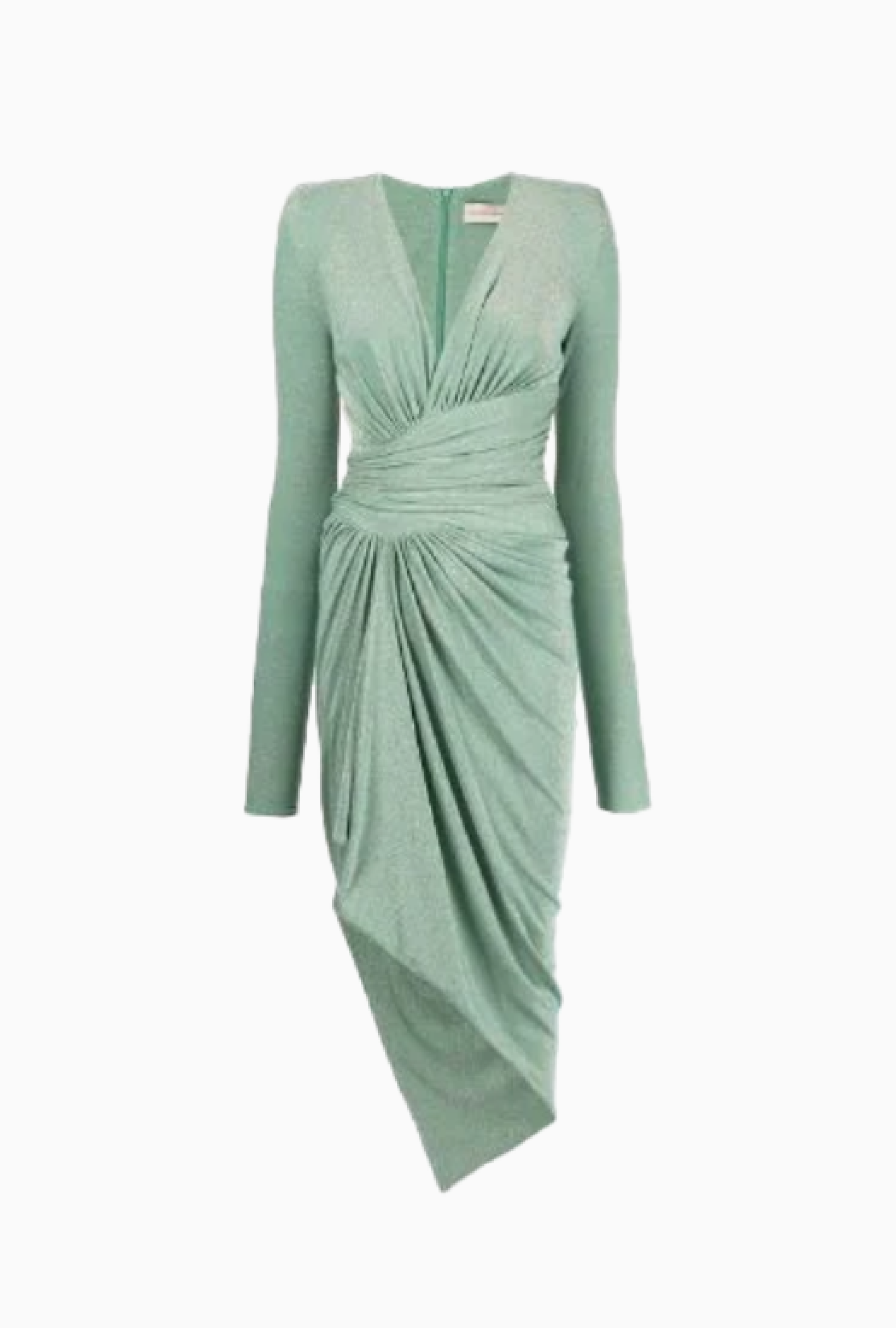 Robe Alexandre Vauthier froncée en maille métallisée