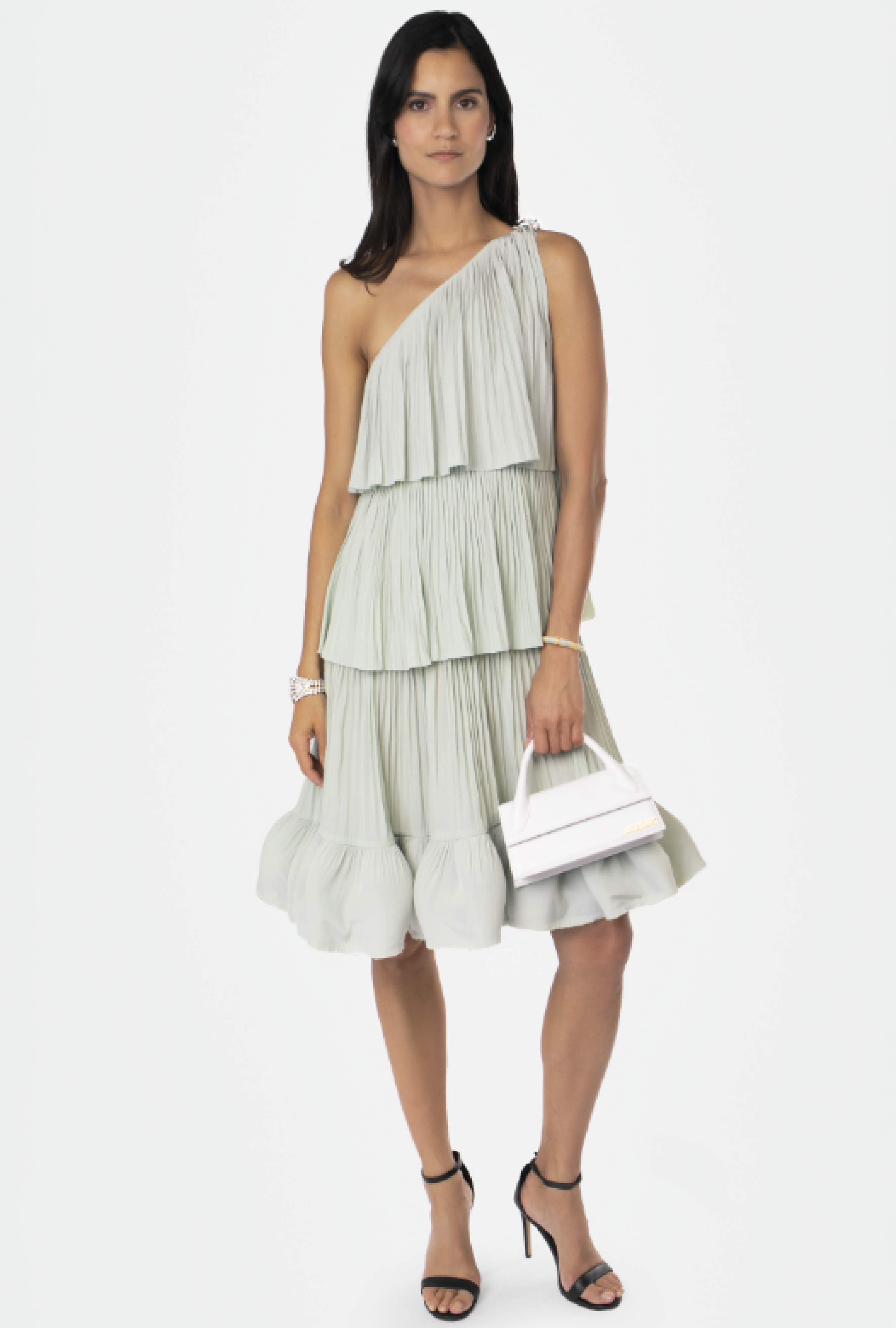 Robe Lanvin Charmeuse Sauge