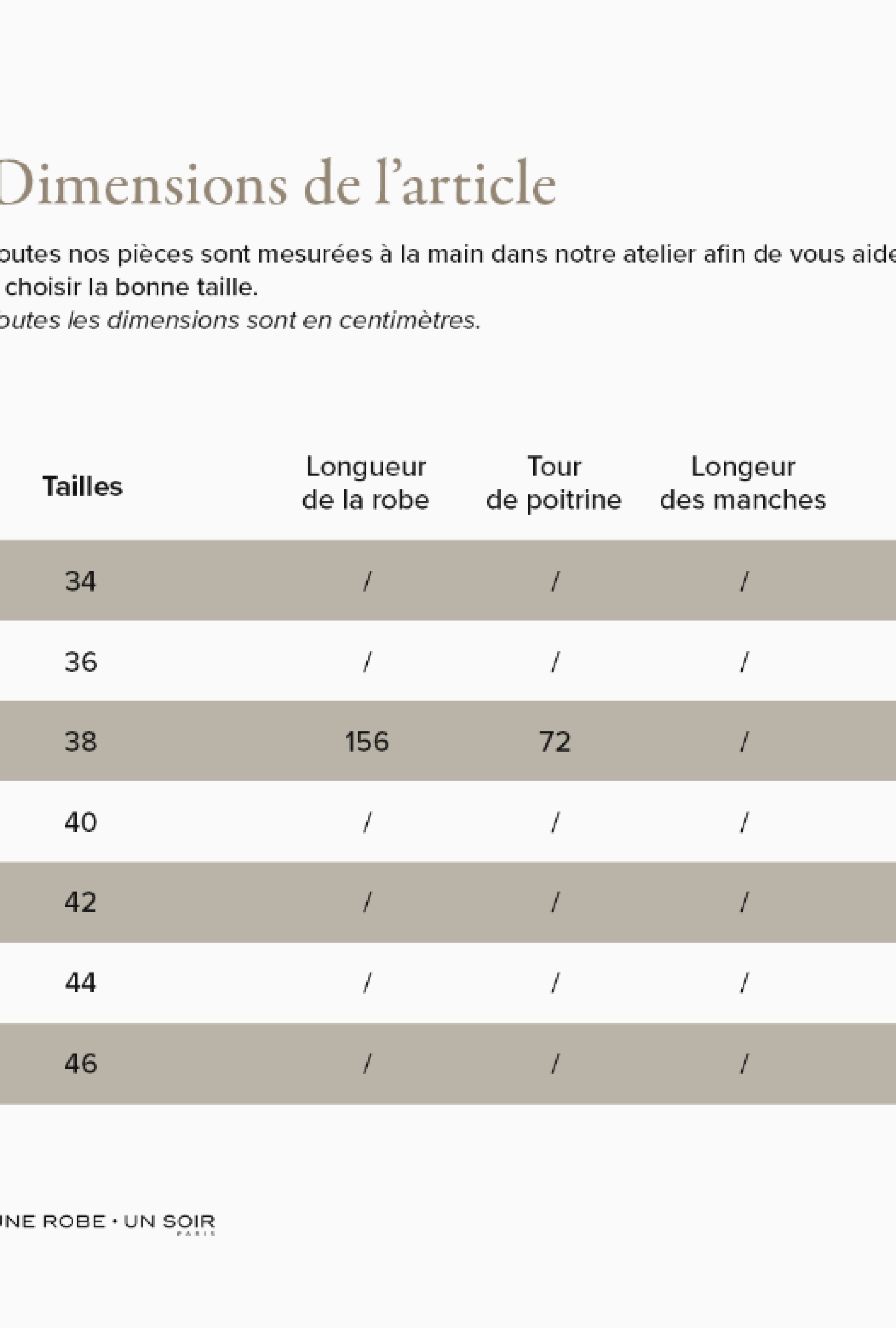 Robe Paule Ka Michele