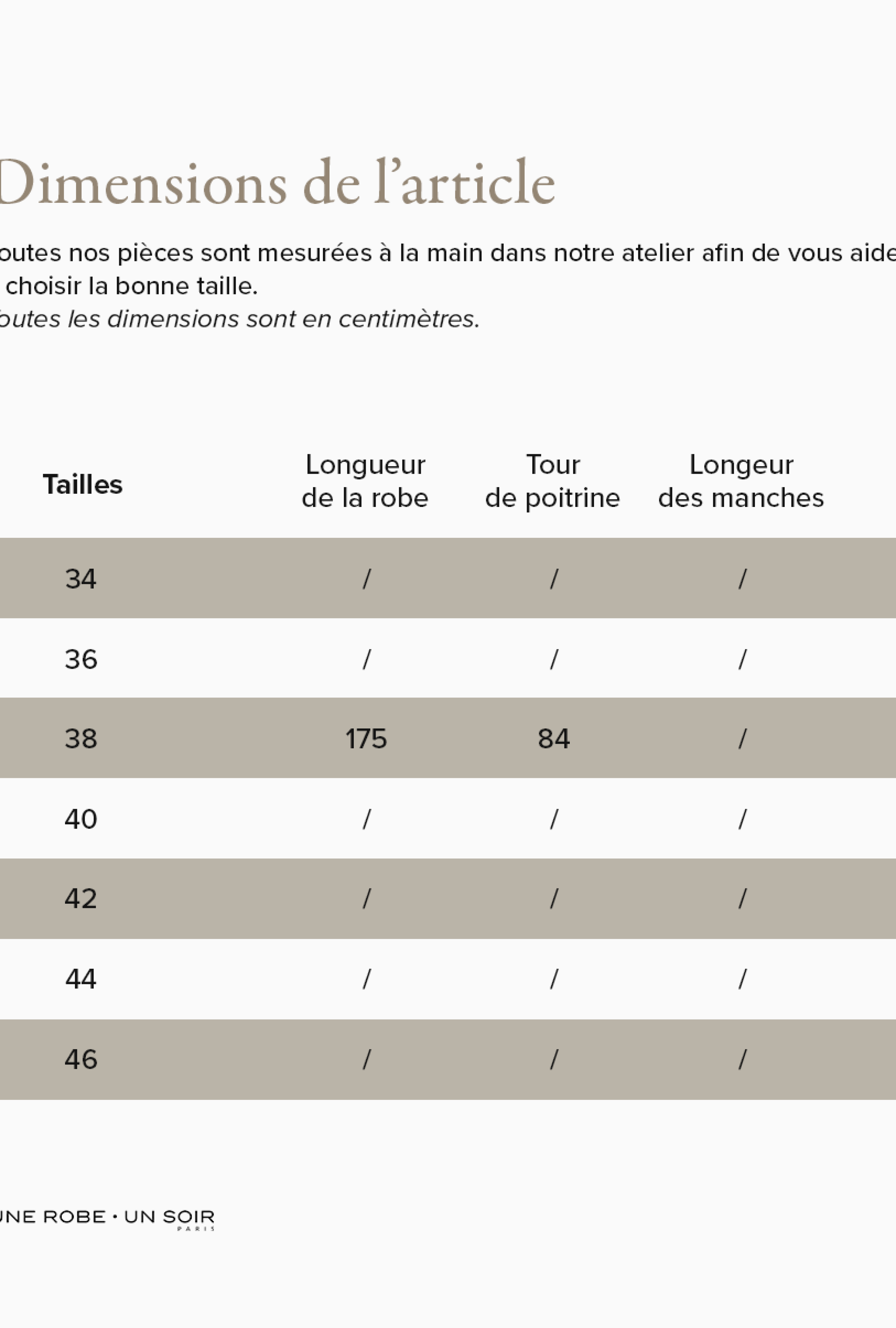 Robe Paule Ka Laurence