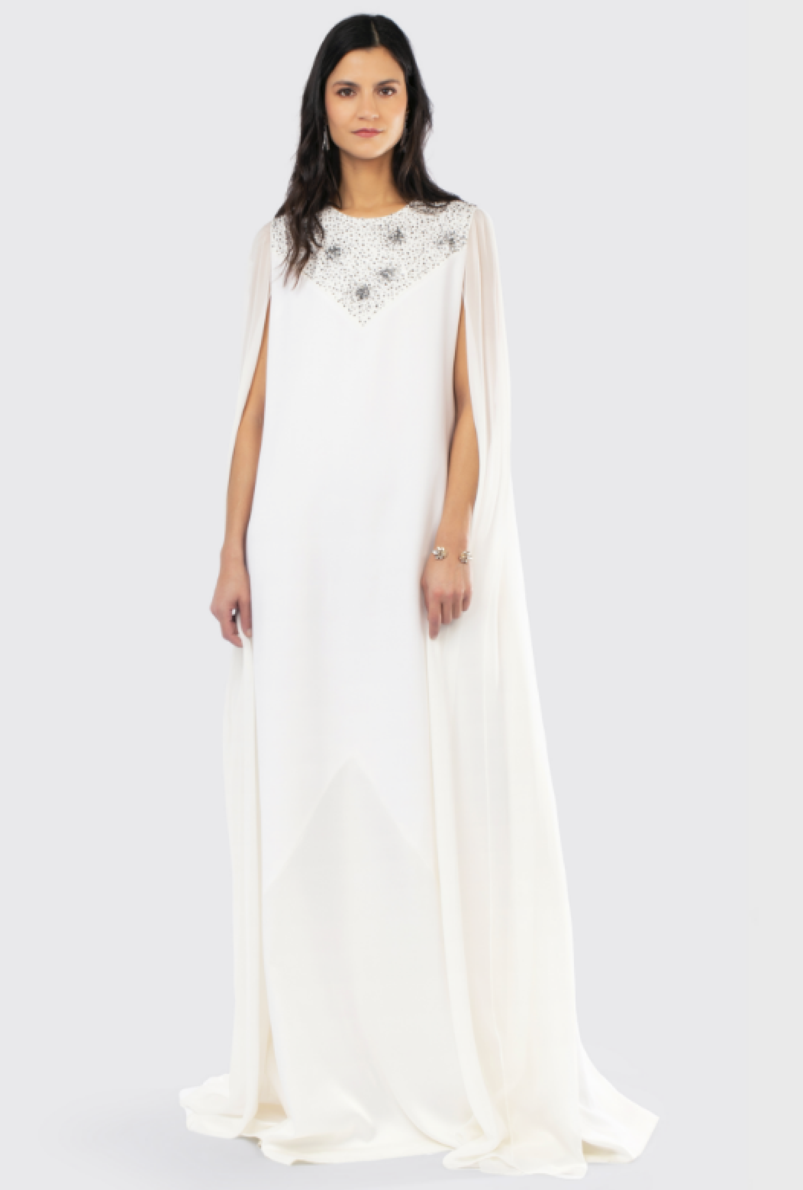 Robe Givenchy Crystal White Glamourous