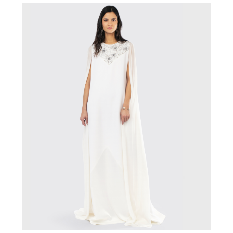 Robe Givenchy Crystal White Glamourous