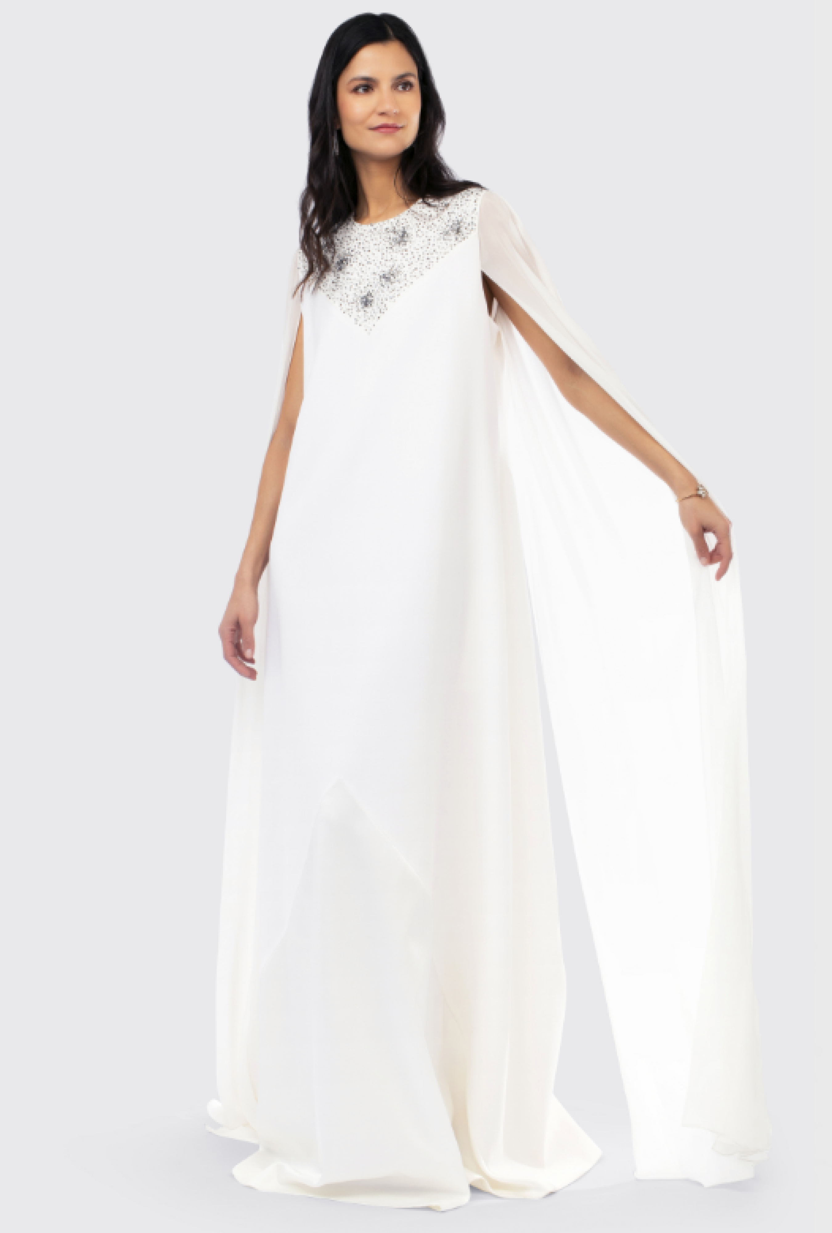 Robe Givenchy Crystal White Glamourous