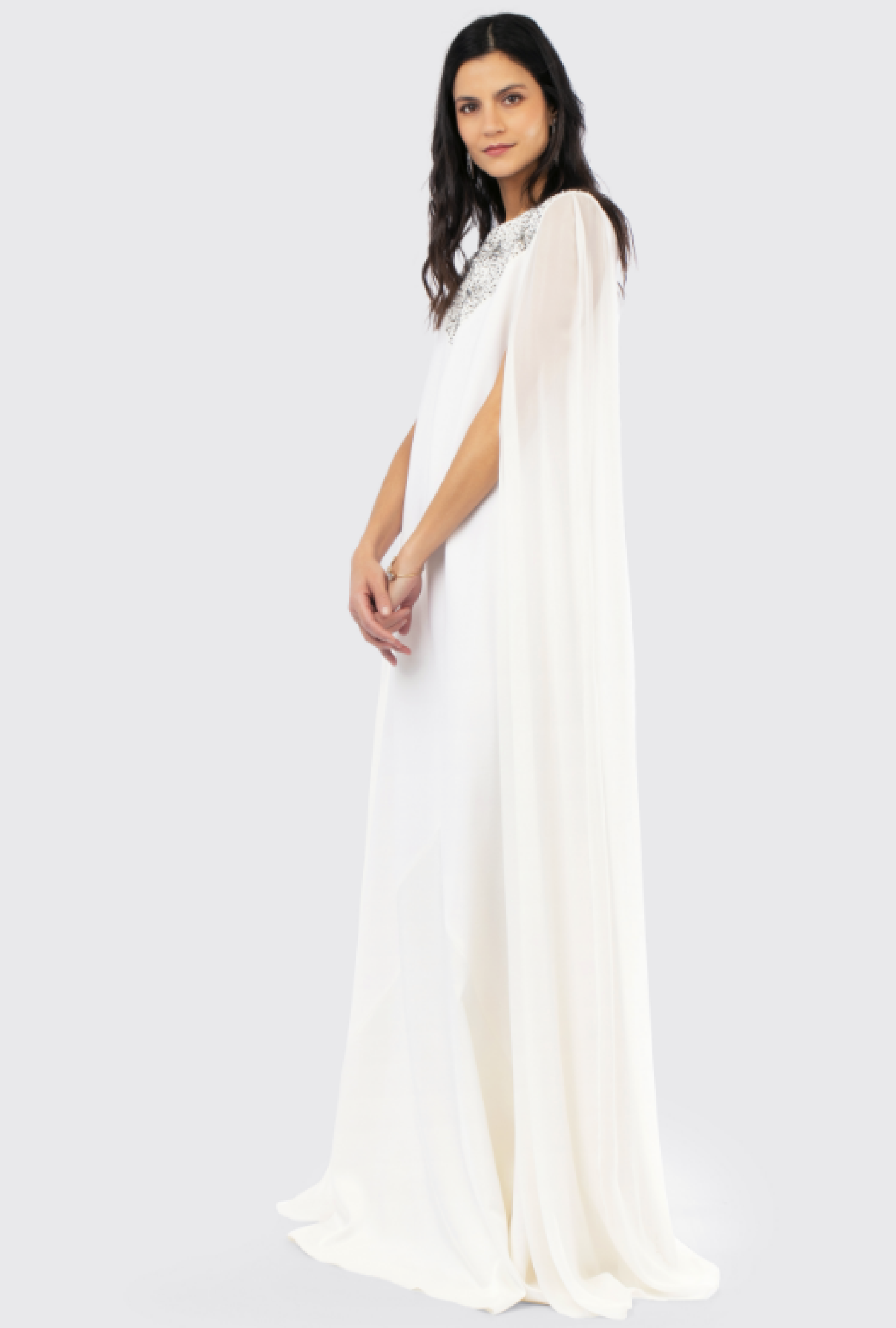 Robe Givenchy Crystal White Glamourous