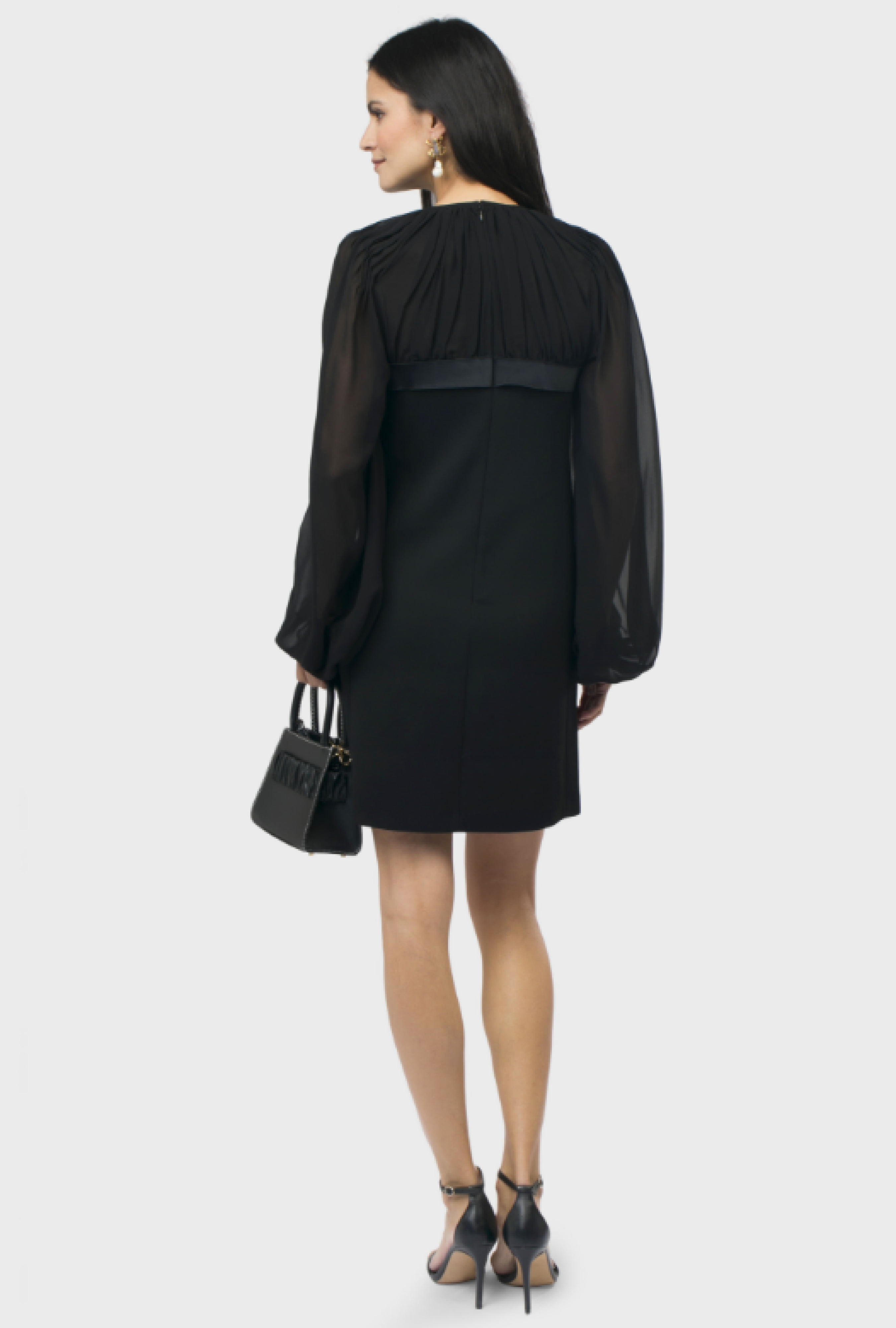 Robe Giambattista Valli Sheer Sleeve