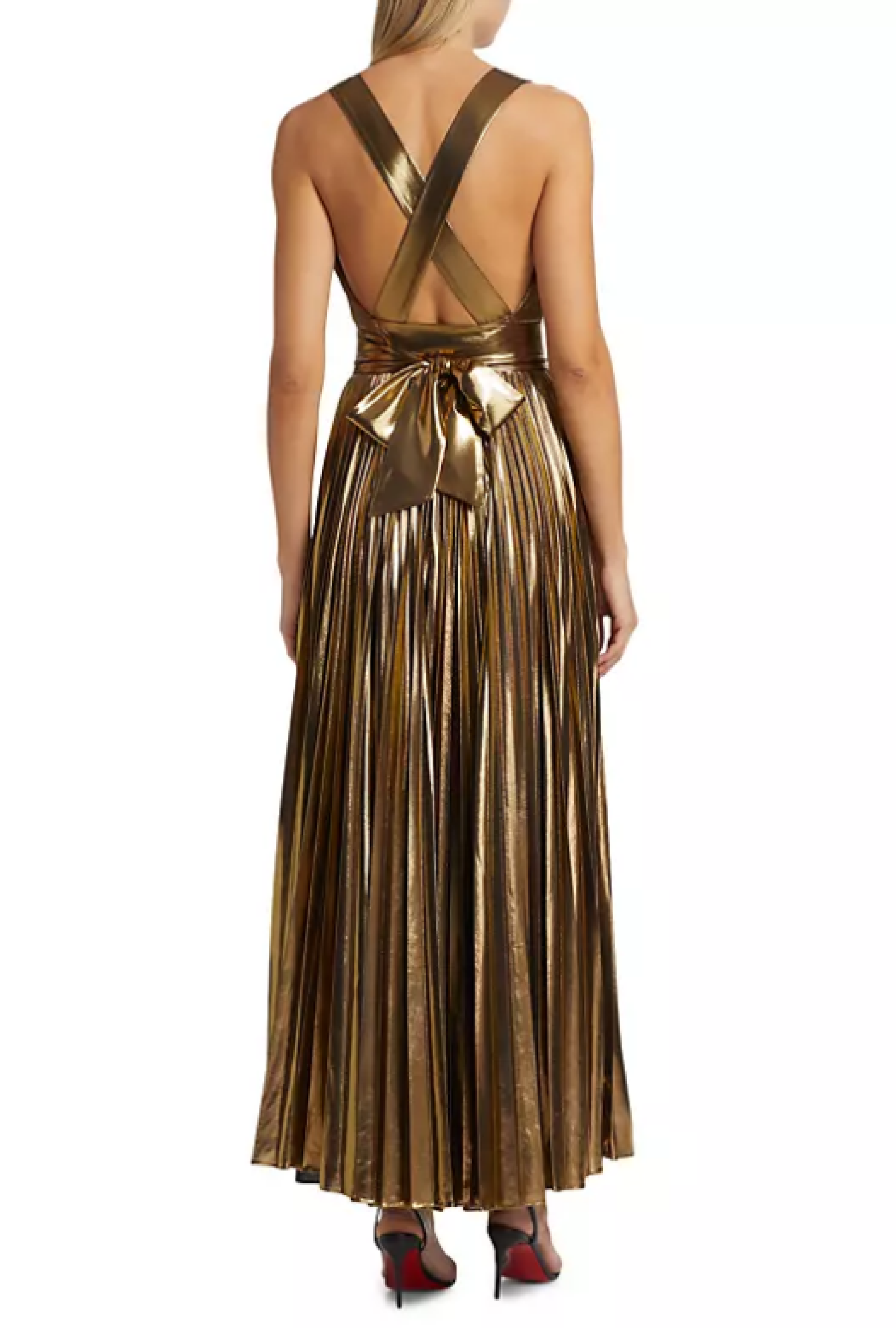 Robe Milly Oria Gold Dress