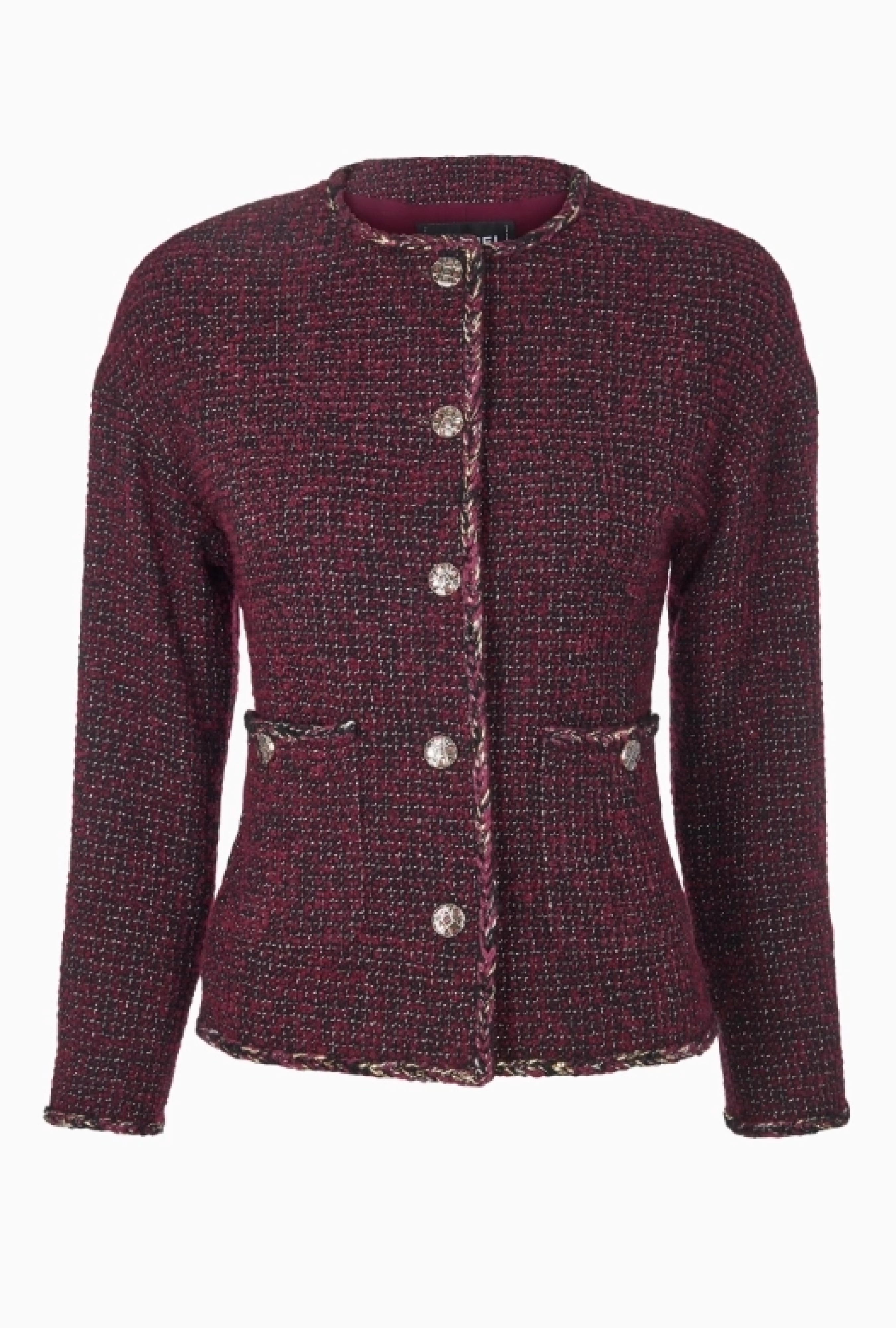Veste Chanel Tweed Purple 2022